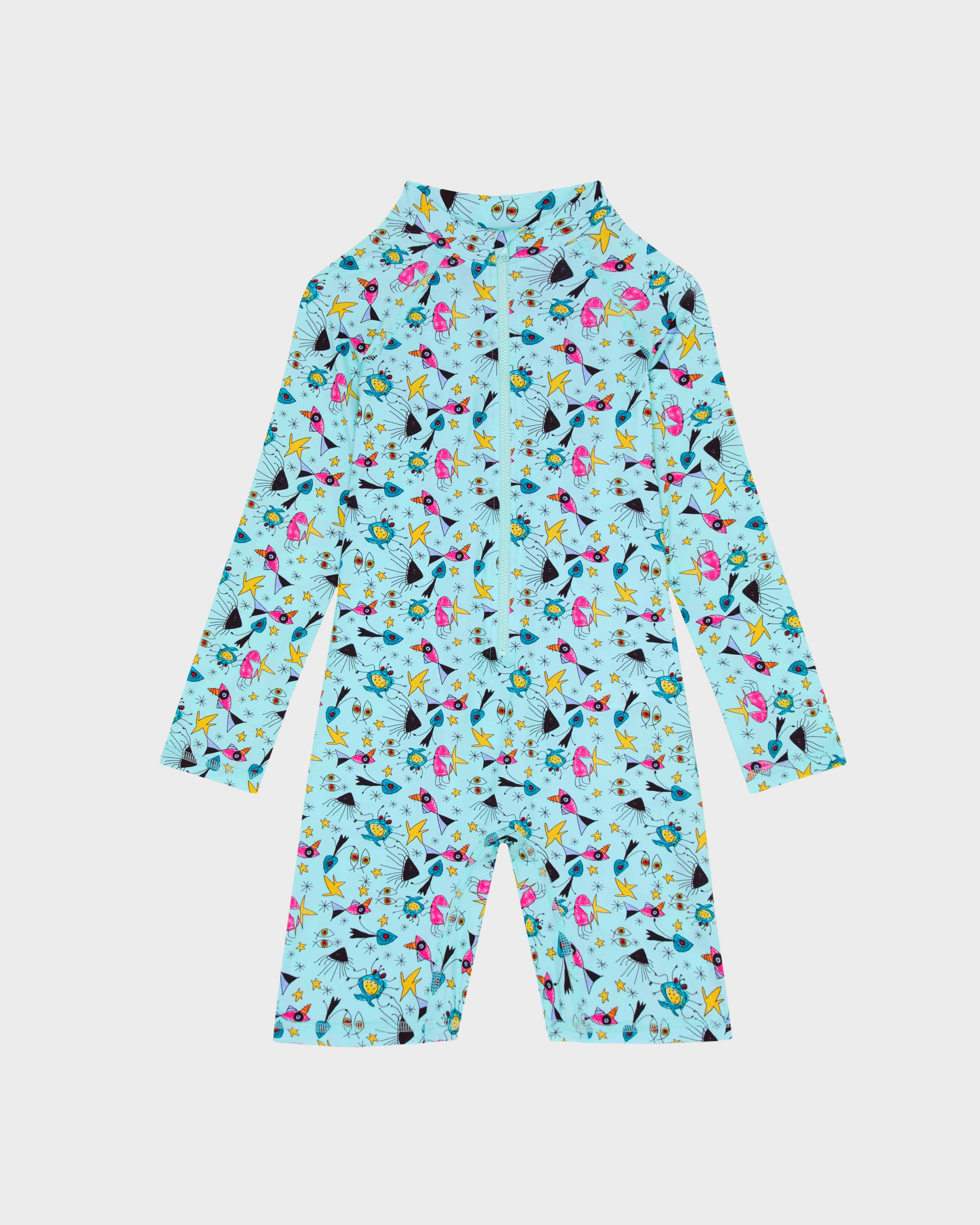 Rash guard bambino intera Aquatic Carnival OXYGENE front view