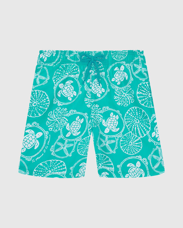 Vilebrequin - Oursins Bicolores Badeshorts Für Jungen - Bademode - Jim - Grün - Größe 14 Vilebrequin - Oursins Bicolores Badeshorts Für Jungen - Bademode - Jim - Grün - Größe 14