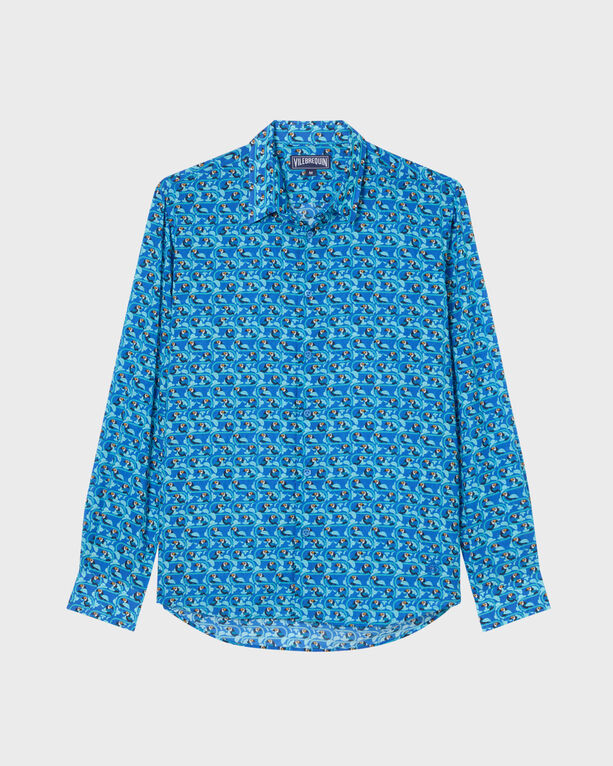 Vilebrequin Uomo Blu Magliette, L, New, - Immagine 2