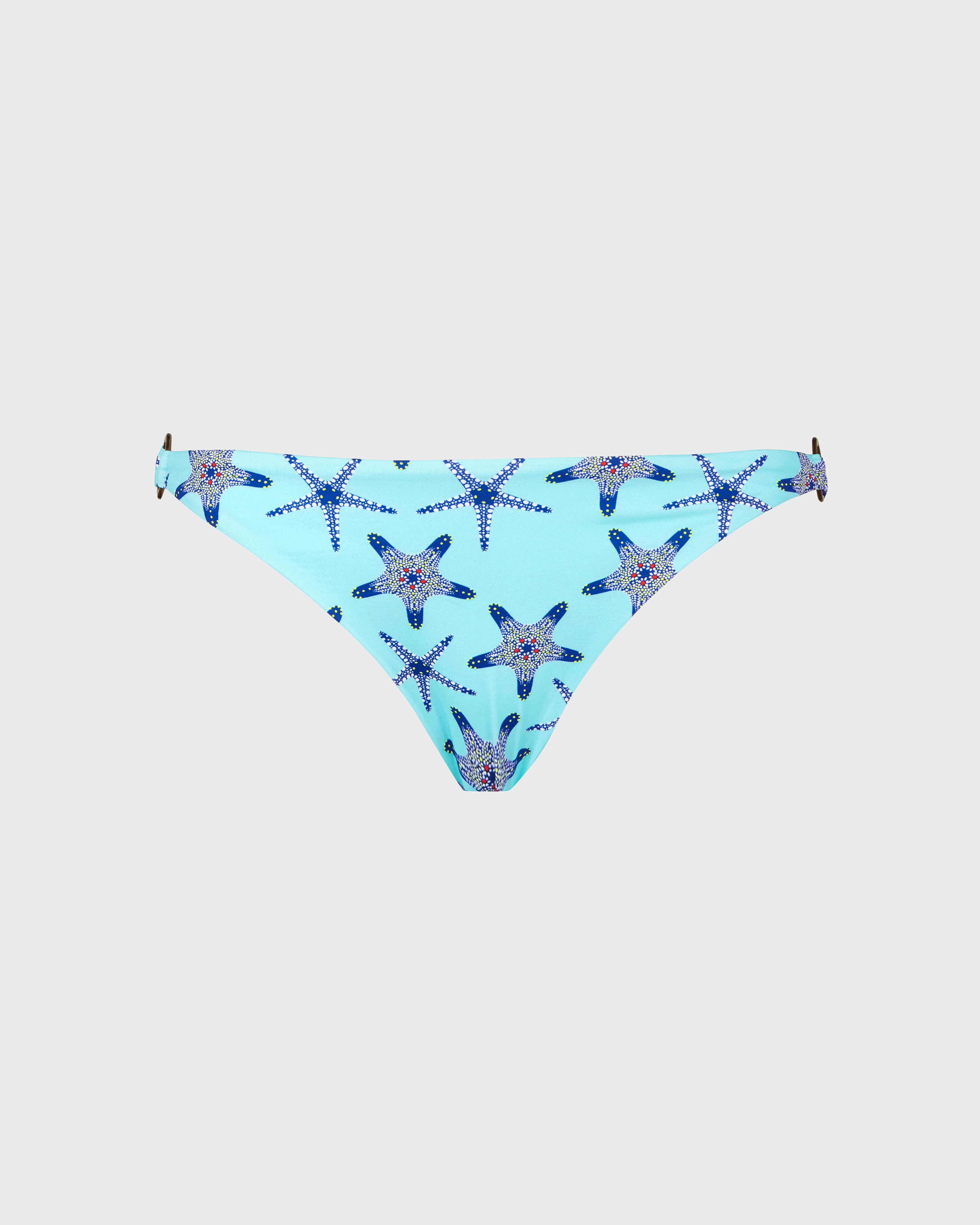 Braguita de corte brasileño con estampado Starfish Dance para mujer LAZULII BLUE front view