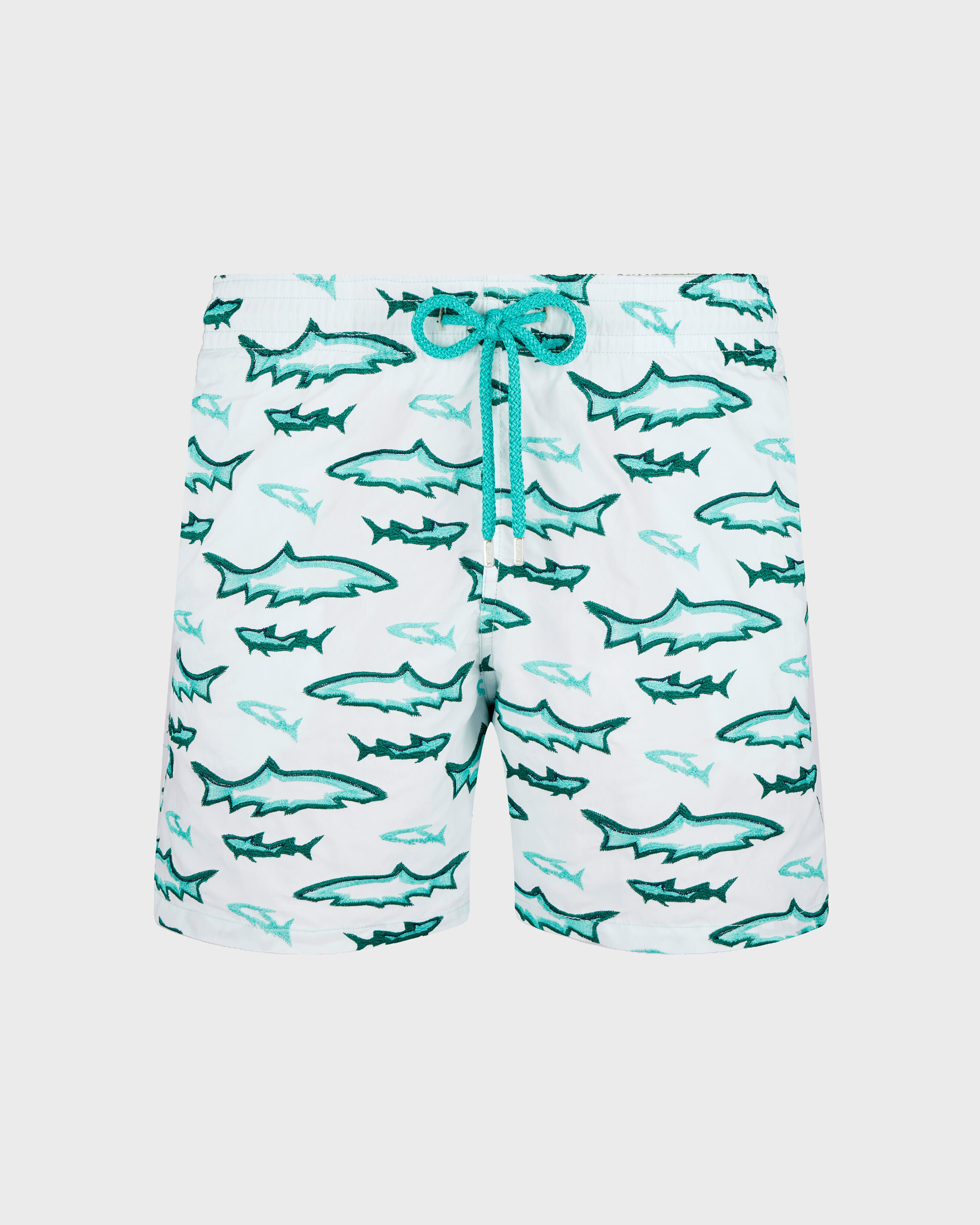 Bañador con bordado Requins 3D para hombre de edición limitada GLACIER front view