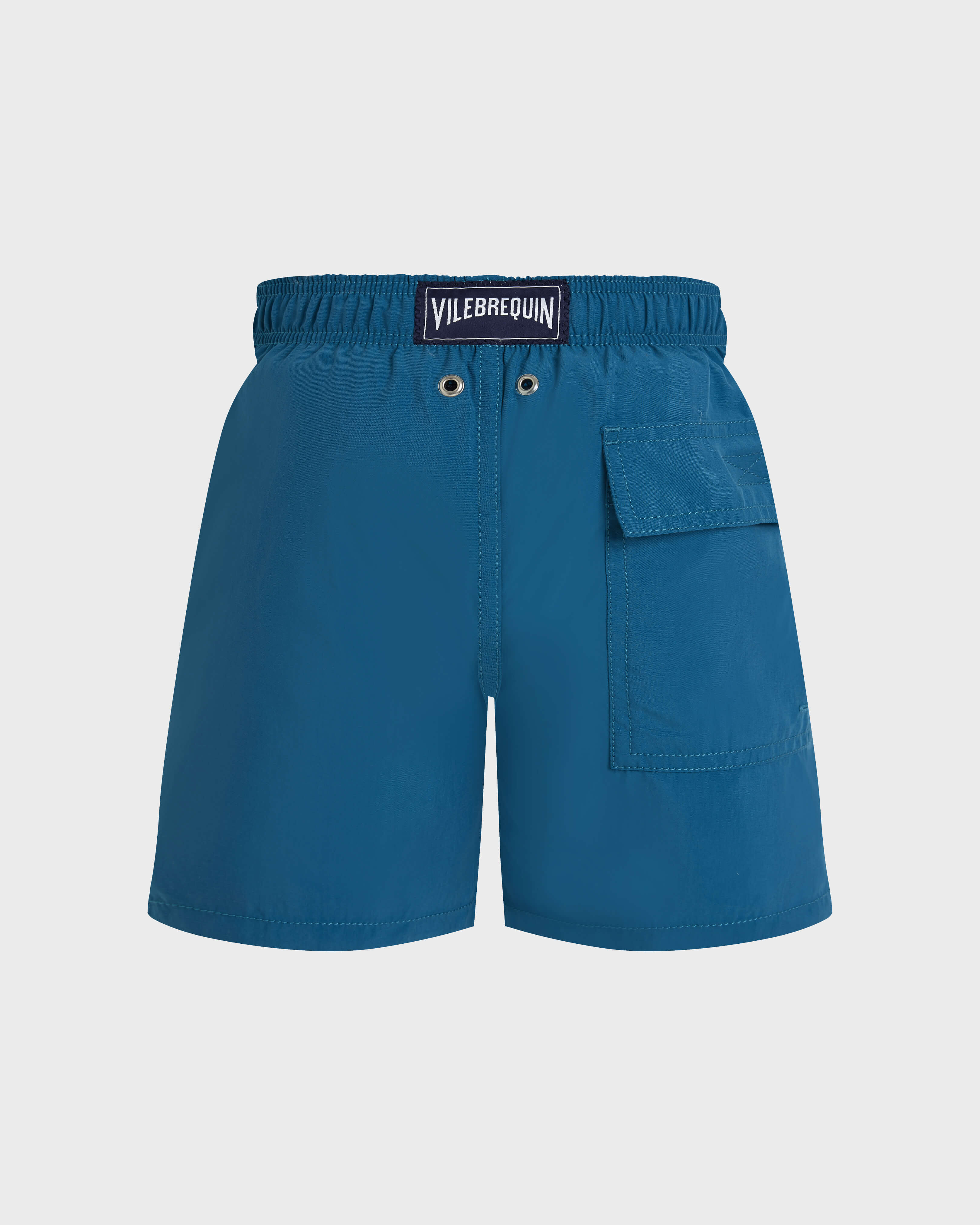 Pantaloncini mare bambino idroreattivi Micro Ronde des Tortues COIN COIN back view