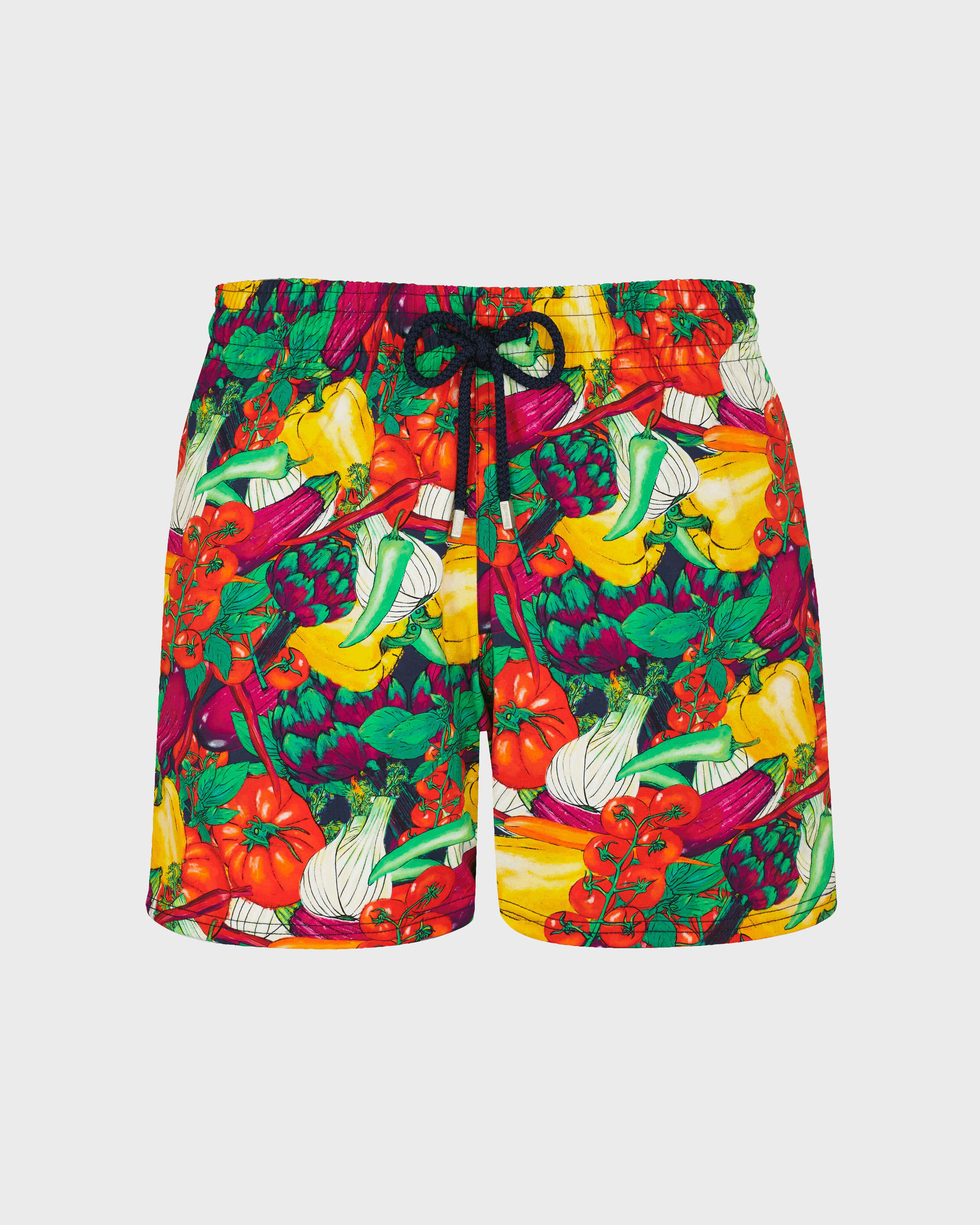 Bañador elástico con estampado Marché Provencal para hombre AZUL MARINO front view