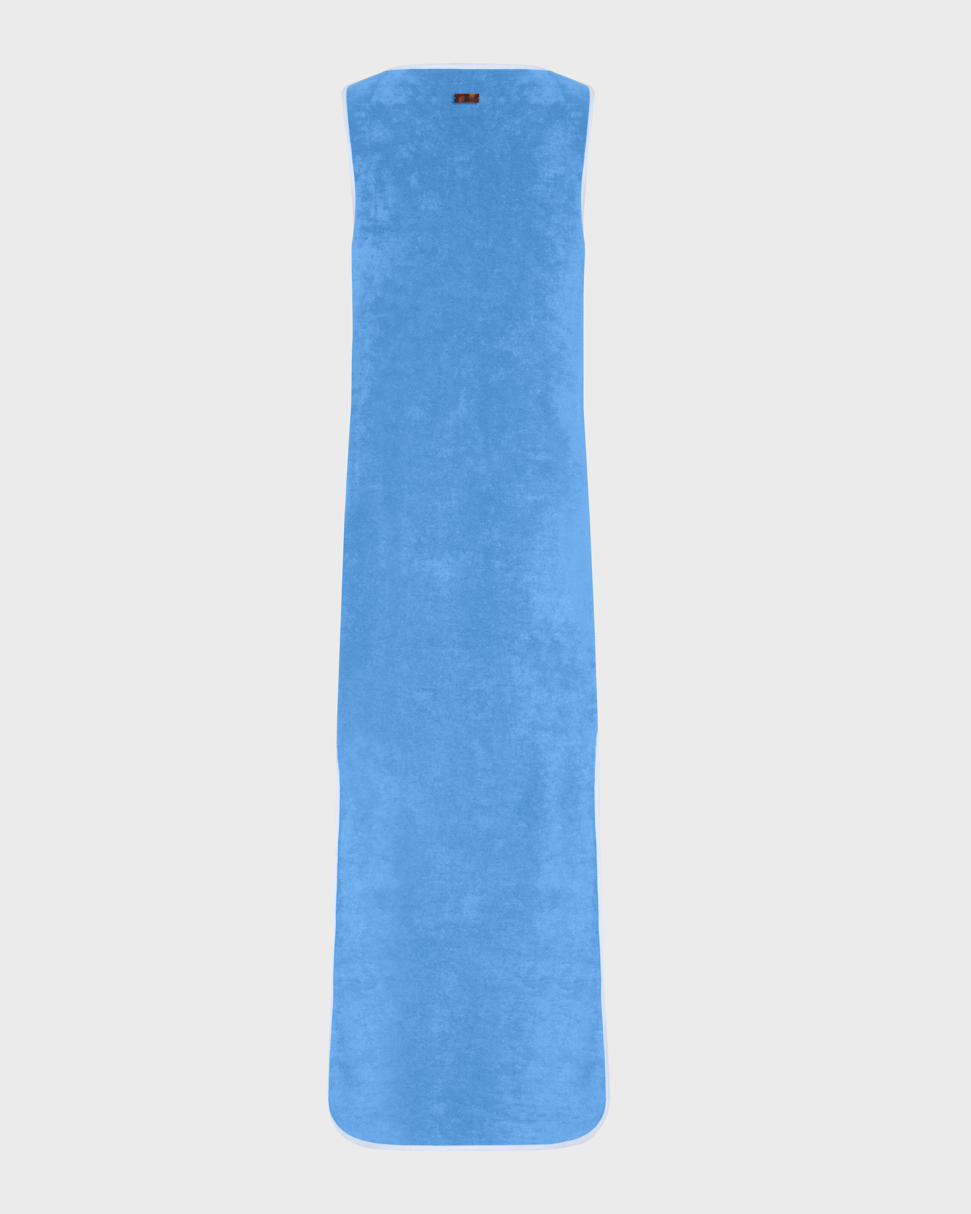 Women Terry Long Tank Dress Solid TRINIDAD back view