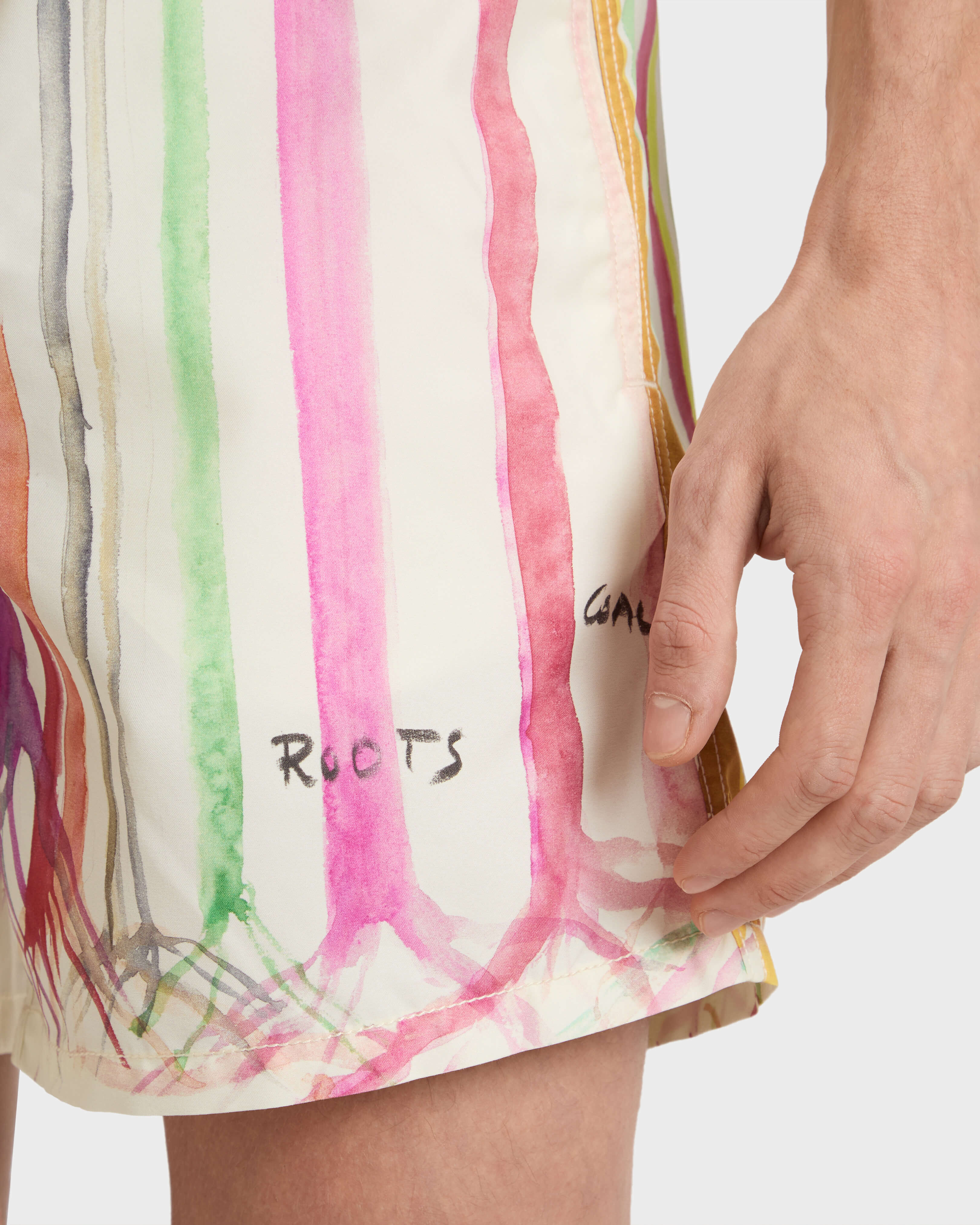 Men Swim Shorts Trees - Vilebrequin x Fabrice Hyber PAPIER supp1 view