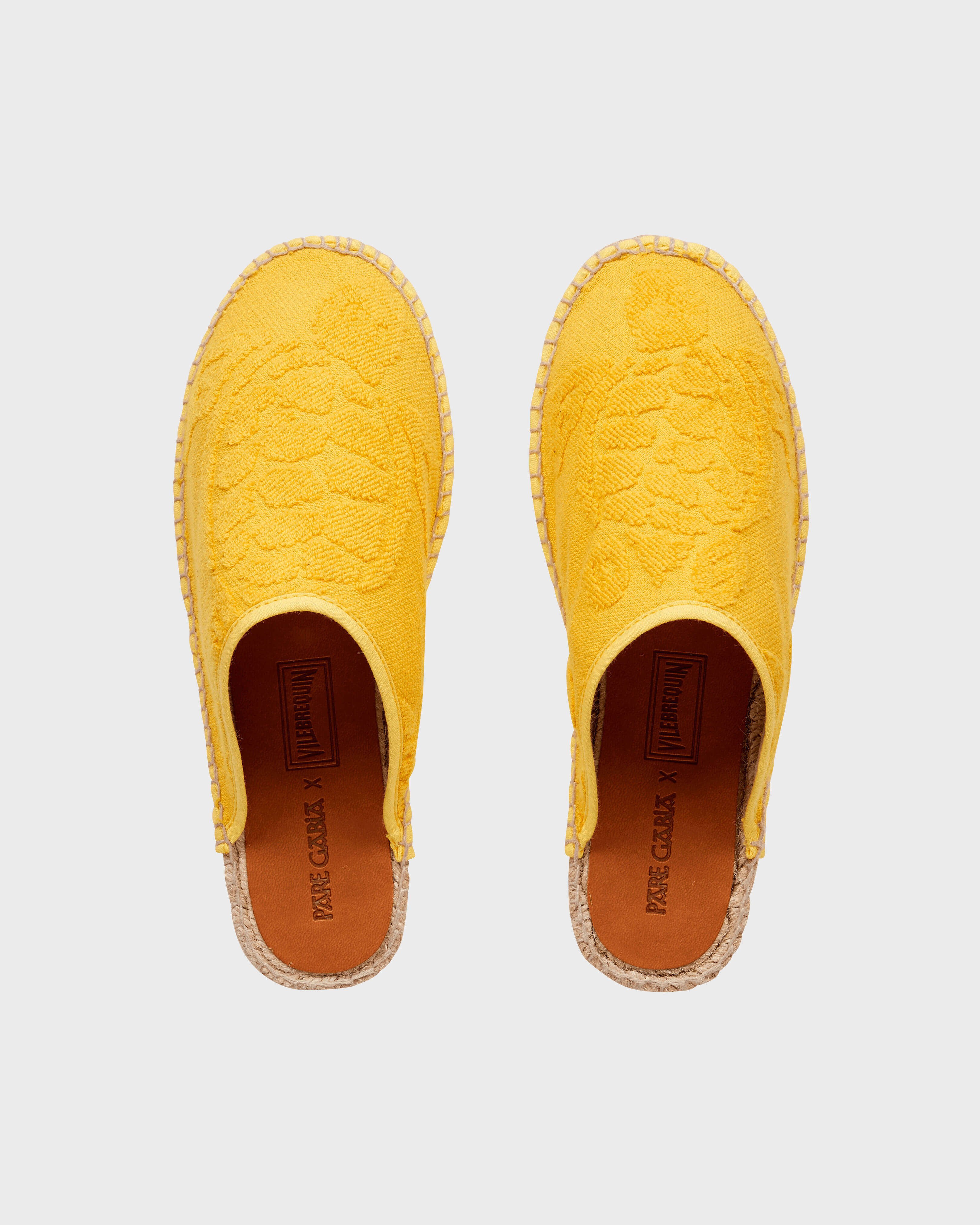 Women Terry Espadrille - VBQ x Pare Gabia SUNFLOWER front view