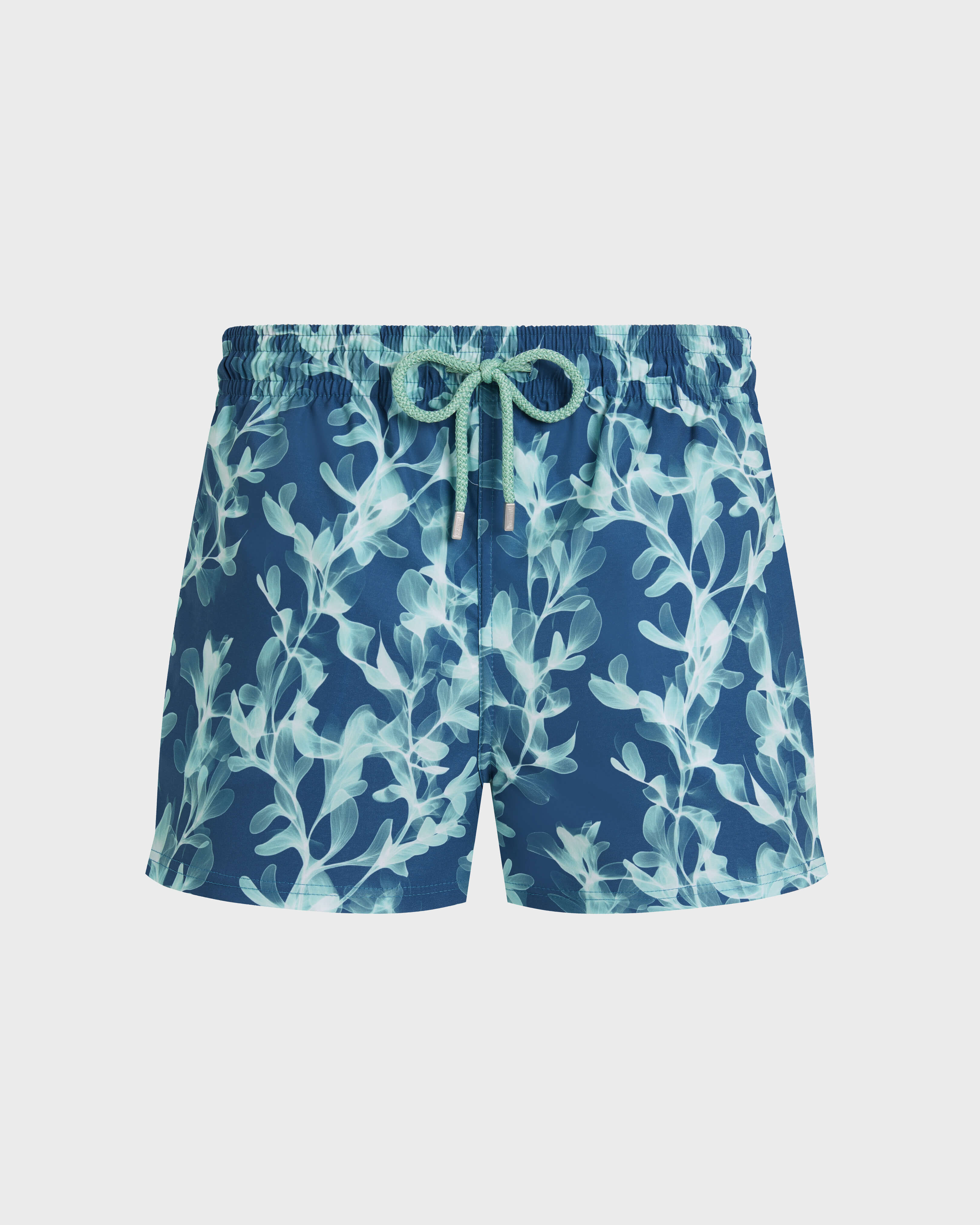 Bañador corto elástico con estampado X-Ray Seaweed para hombre COIN COIN front view