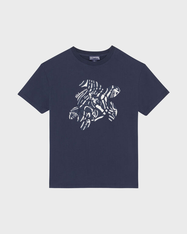 Vilebrequin - Boys T-shirt Printed Turtle Orcas - Tee Shirt - Gabin - Blue - Size 10
