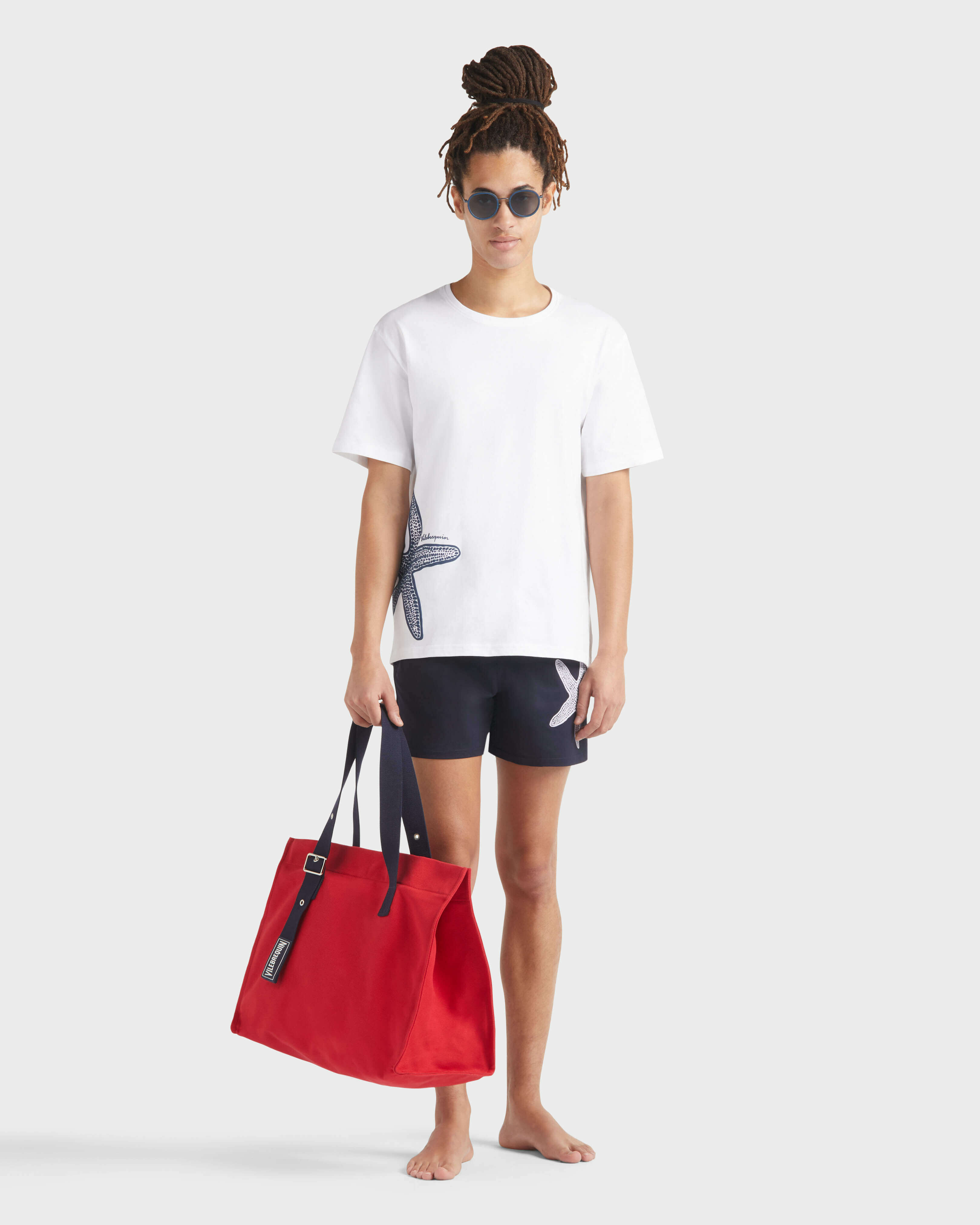 Men Stretch Short Swim Shorts Placed Starlette NAVY supp1 view