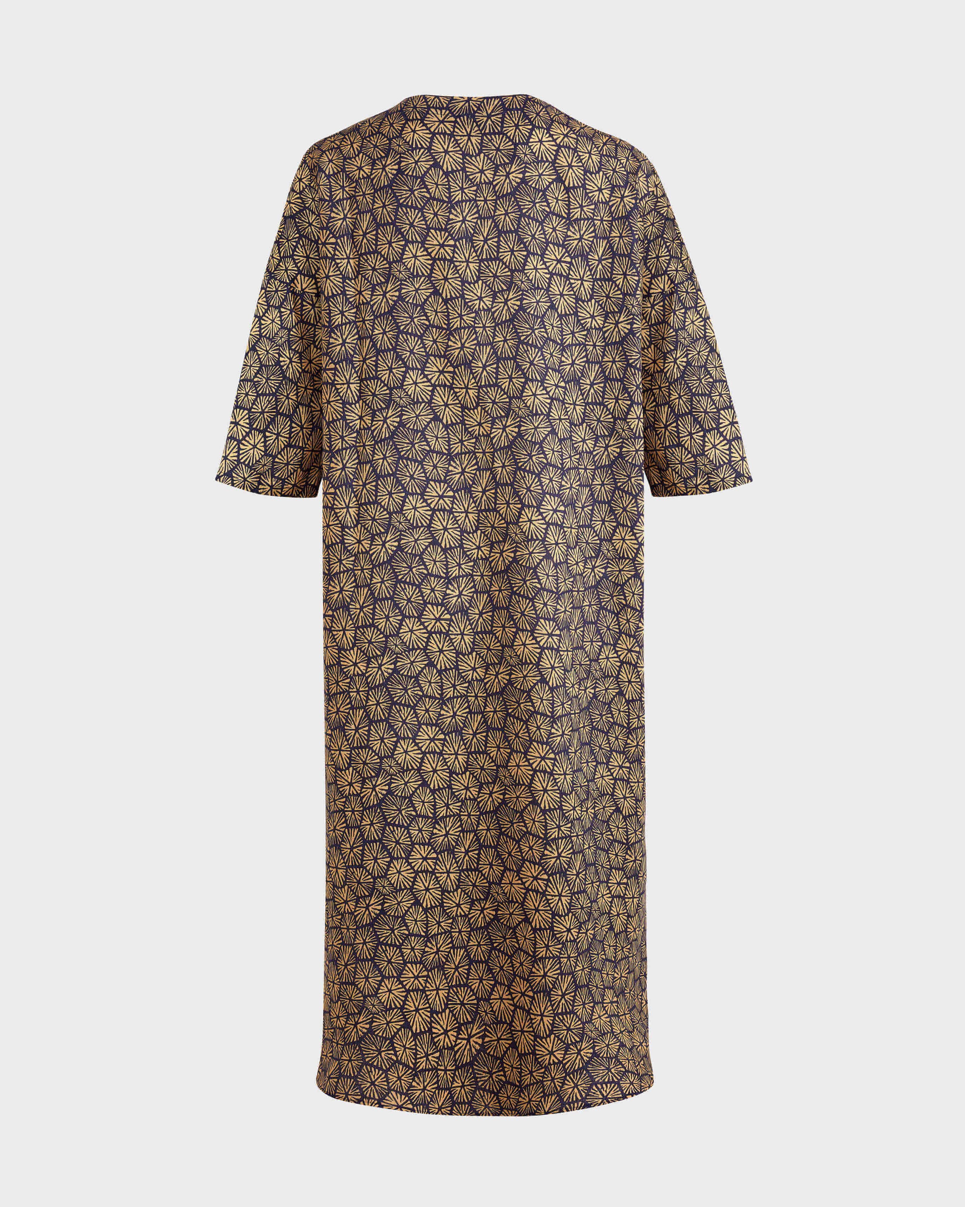 Women Linen Cover-Up Carapaces NAVY back view