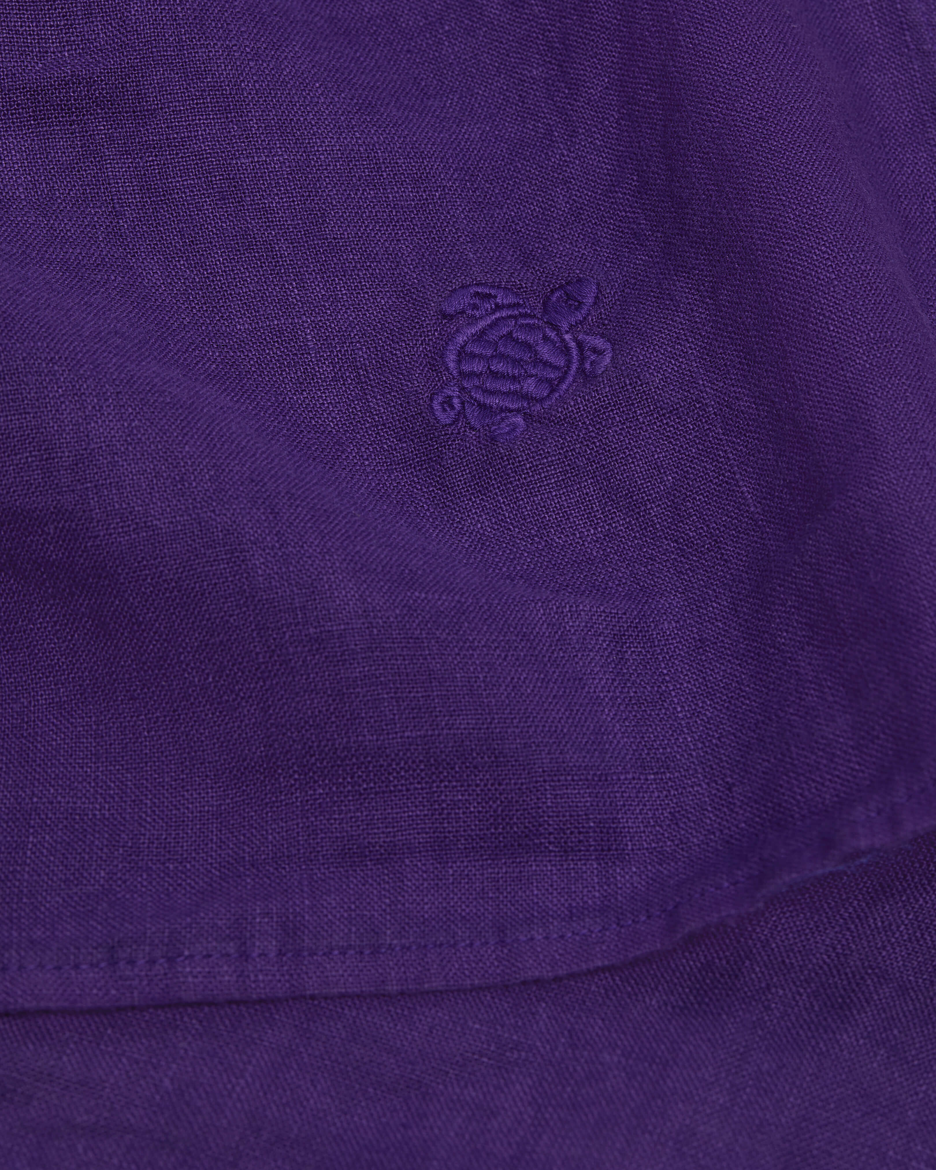 Solid Hemdkleid aus Leinen für Damen VIOLETTE supp4 view