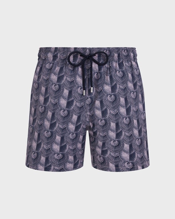 Vilebrequin - Men Ultrafine Wool Swim Shorts Heart Shells - Swimwear - Moopea - Pink - Size S