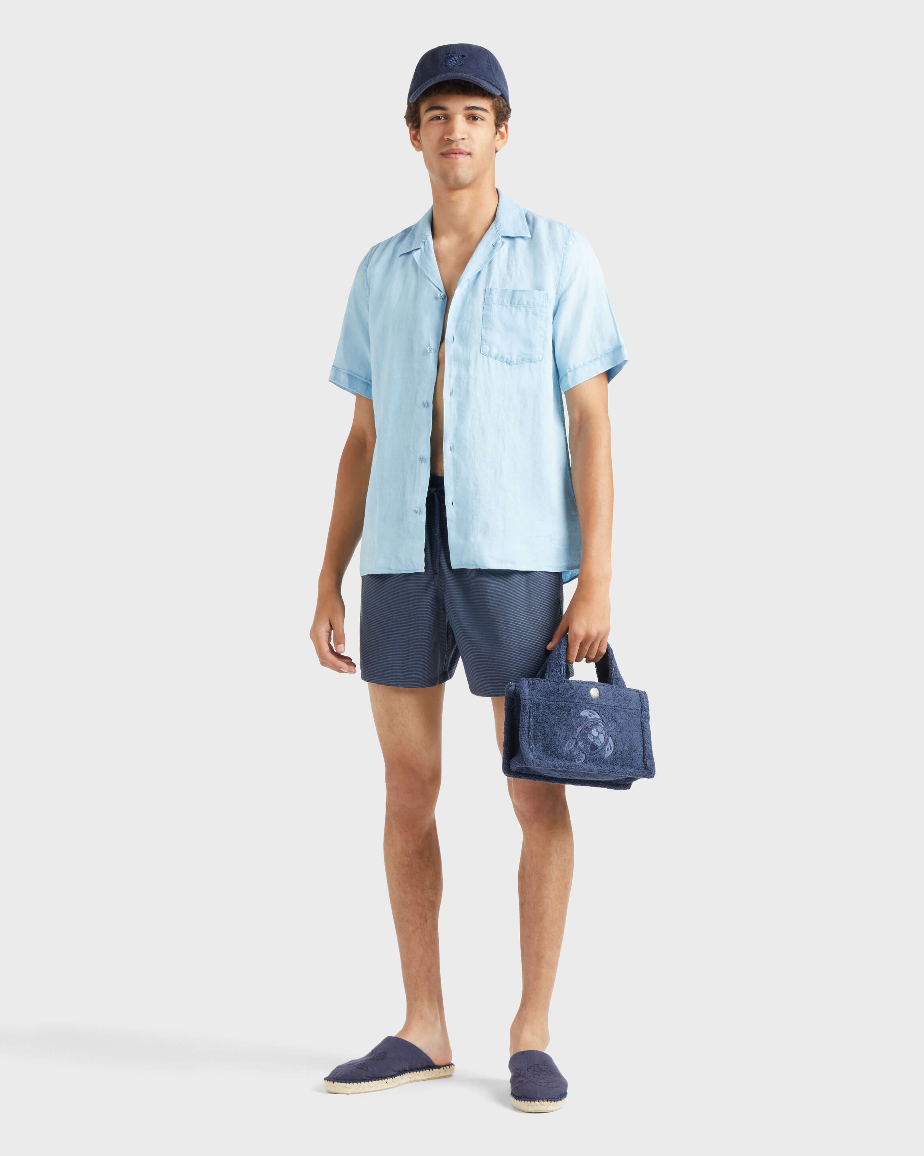 Men Wool Swim Shorts Micro Carreaux Tailoring MARRAKECH supp1 view