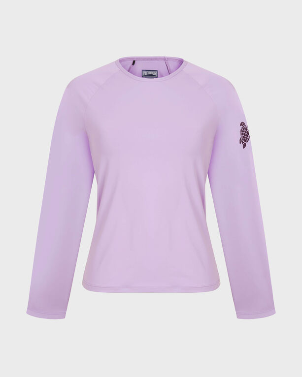 Vilebrequin - Langärmeliger Top Solid Rashguard Für Damen - Rashguard - Fly-out - Violett - Größe XL Vilebrequin - Langärmeliger Top Solid Rashguard Für Damen - Rashguard - Fly-out - Violett - Größe XL