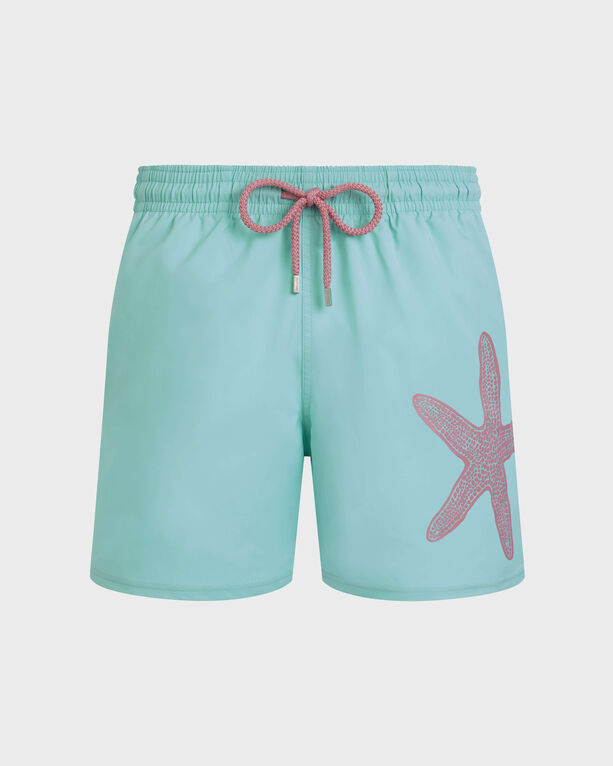 Vilebrequin - Kurze Placed Starlettes Stretch-badeshorts Für Herren - Bademode - Monrise - Grün - Größe XXL Vilebrequin - Kurze Placed Starlettes Stretch-badeshorts Für Herren - Bademode - Monrise - Grün - Größe XXL