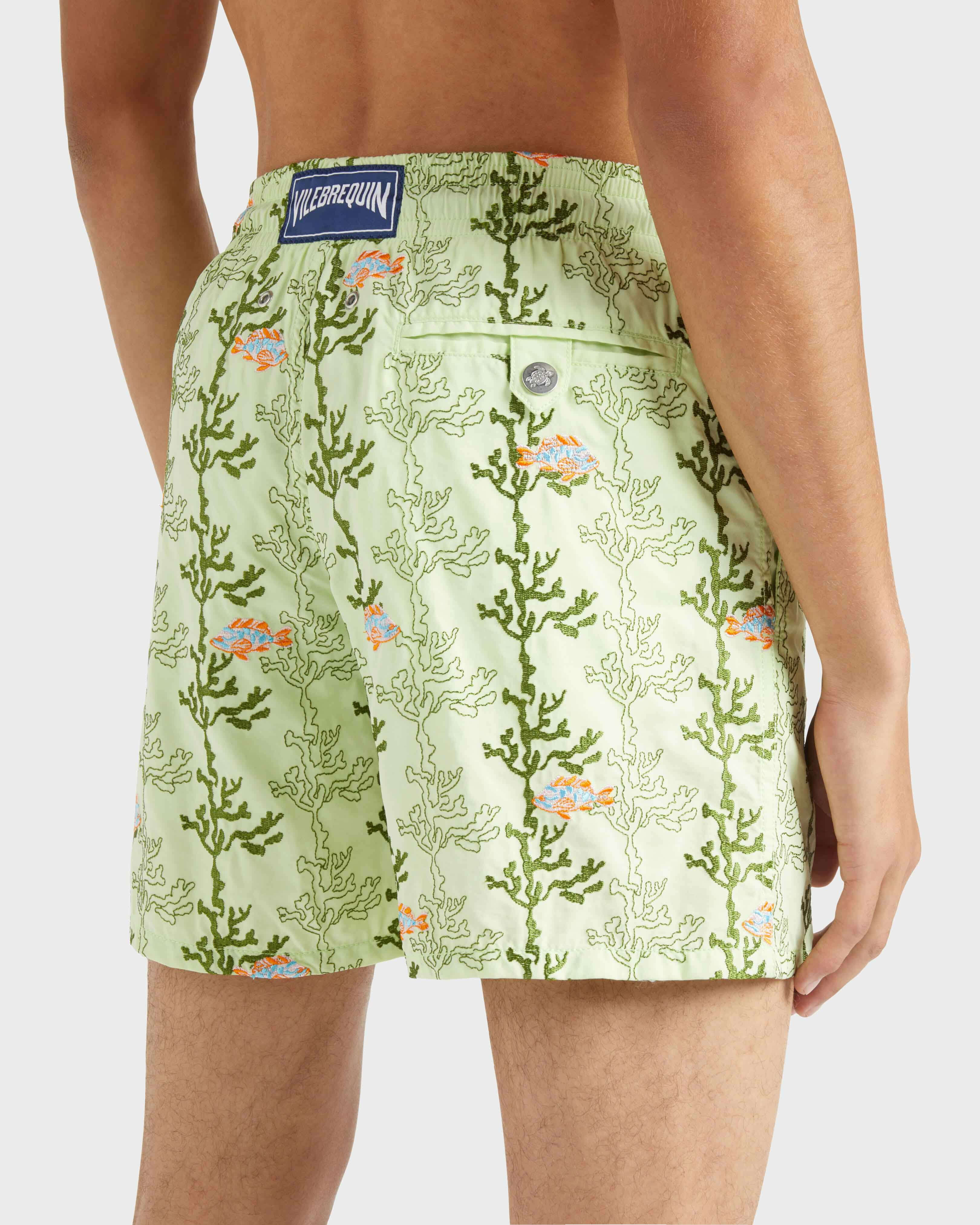 Men Swim Shorts Embroidered Seaweed - Limited Edition MACAROON supp2 view