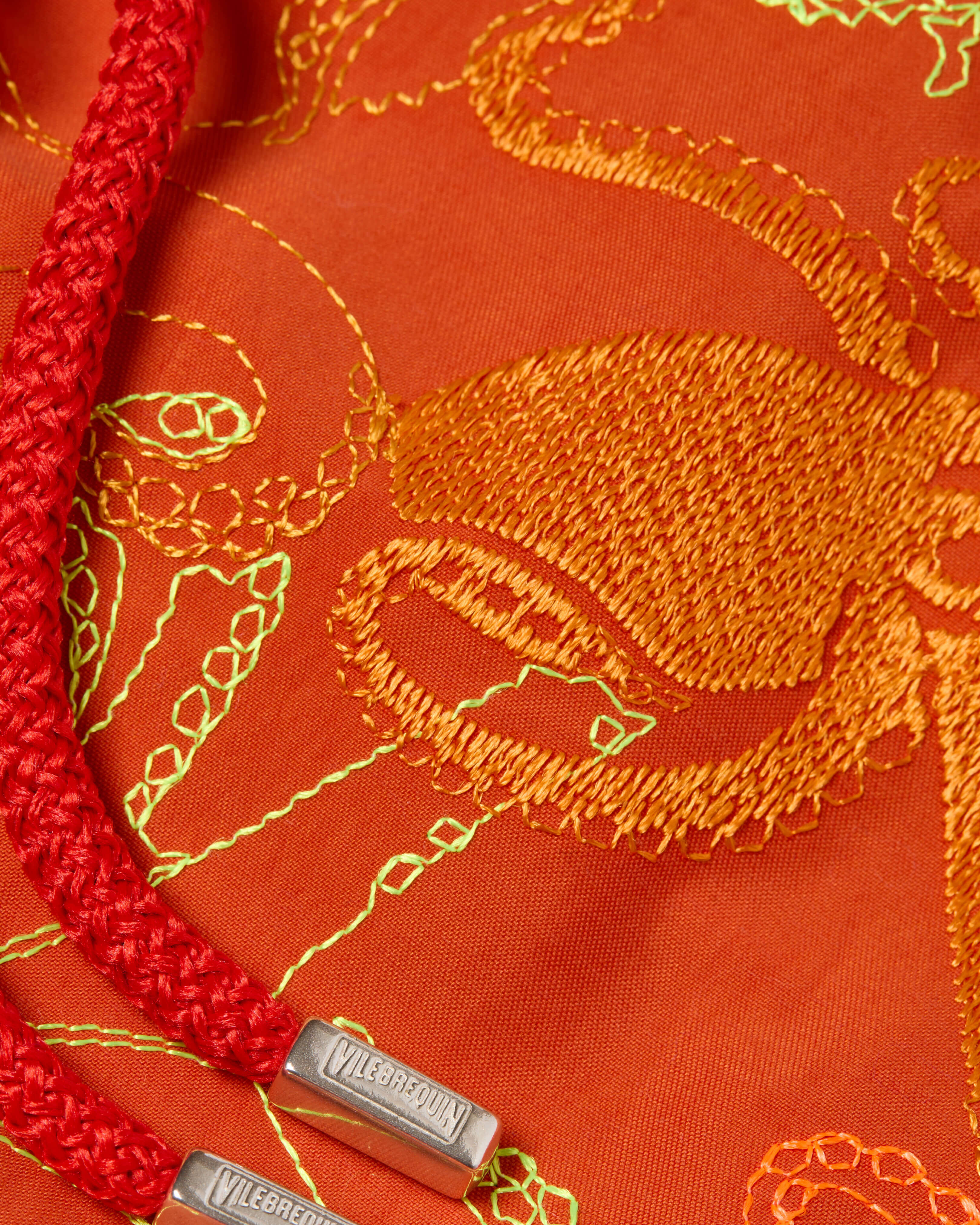 Pantaloncini mare uomo ricamati Octopussy - Edizione limitata RUST supp4 view
