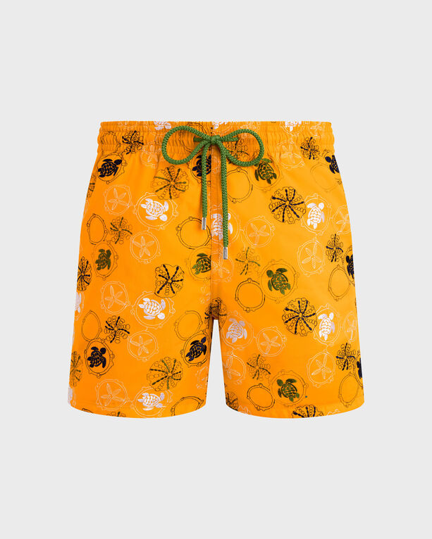 Vilebrequin - Men Swim Shorts Embroidered Oursins - Limited Edition - Swimwear - Mistral - Orange - Size M