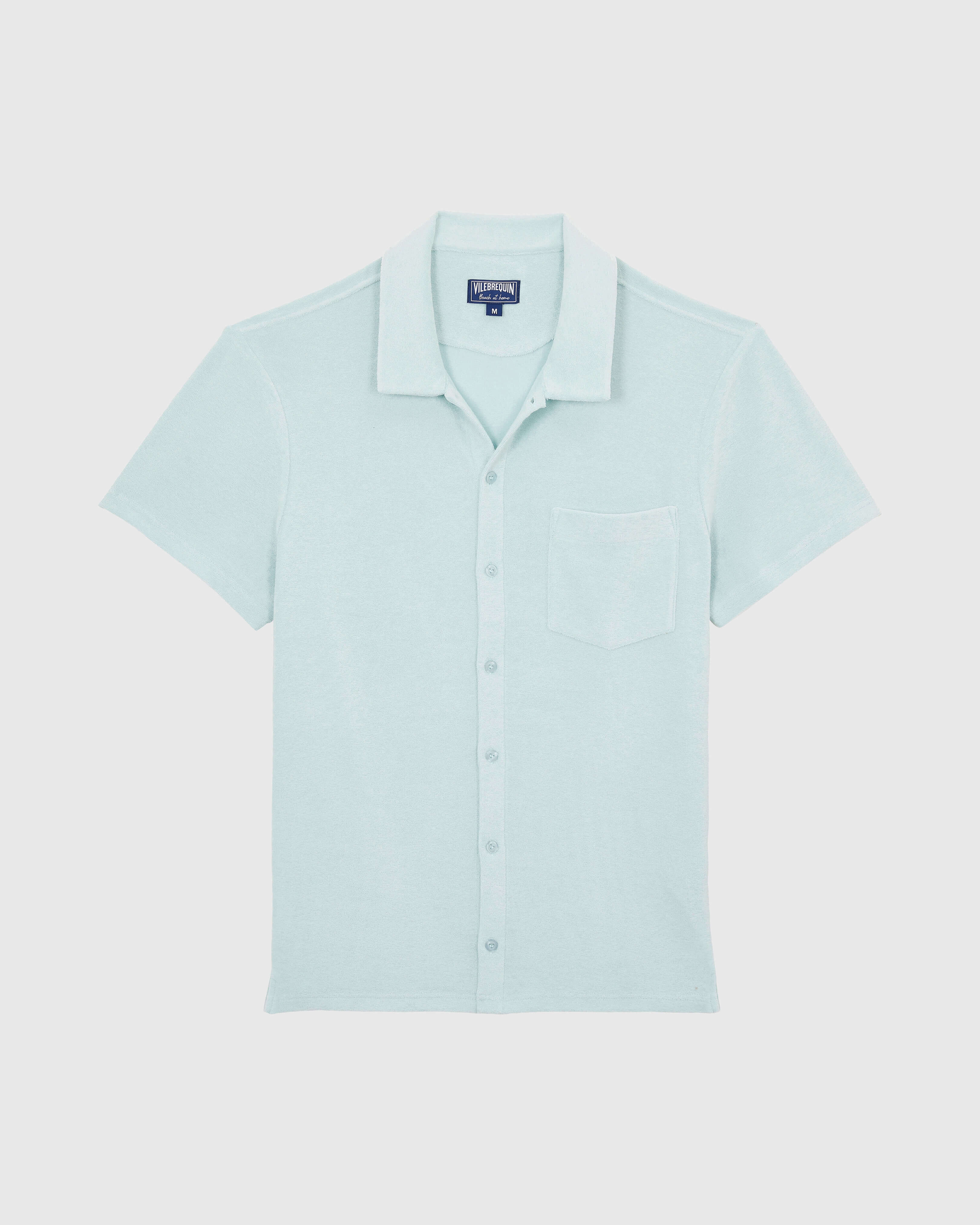 Terry Bowling Shirt Solid PACIFIC front view