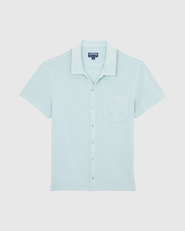 Vilebrequin - Terry Bowling Shirt Solid - Shirt - Charli - Blue - Size L