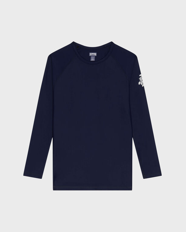 Vilebrequin – Einfarbiges Rashguard Für Herren – Rashguard – Regulary – Blau – Größe XXXL