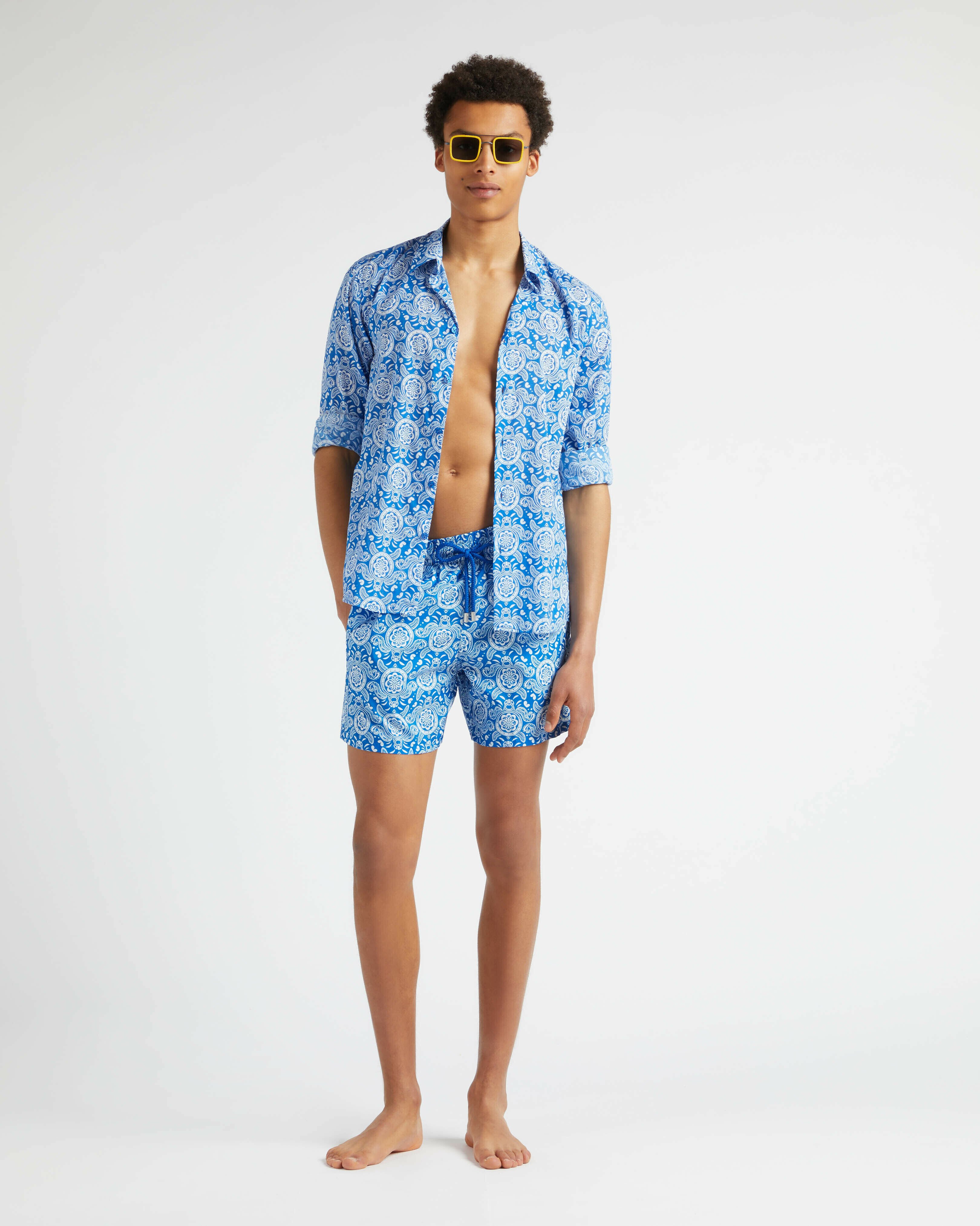 Men Ultra-Light and Packable Swim Shorts Tribal Turtles PALACE supp1 view