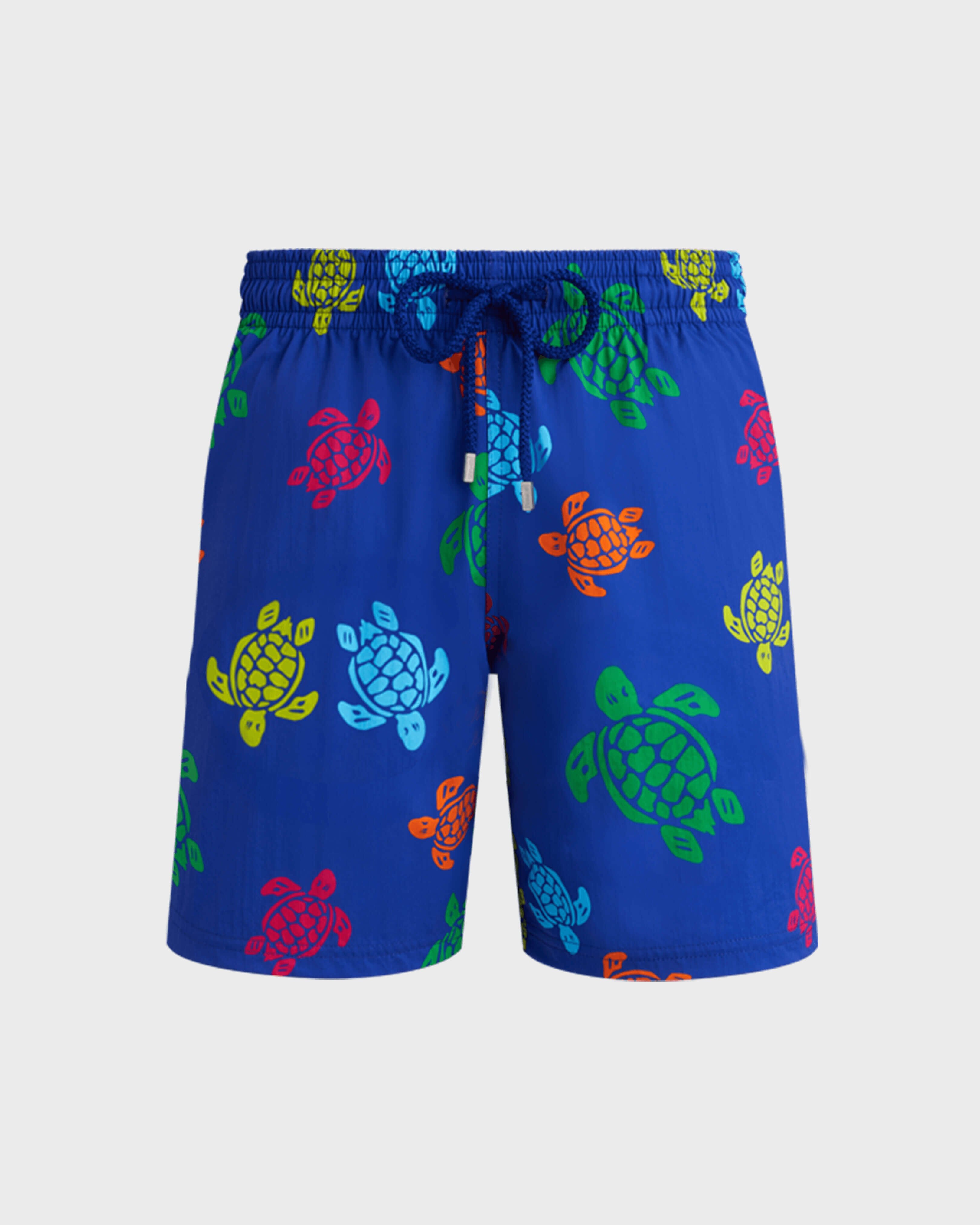 Men Long Stretch Swim shorts Tortue Multicolore MARRAKECH front view