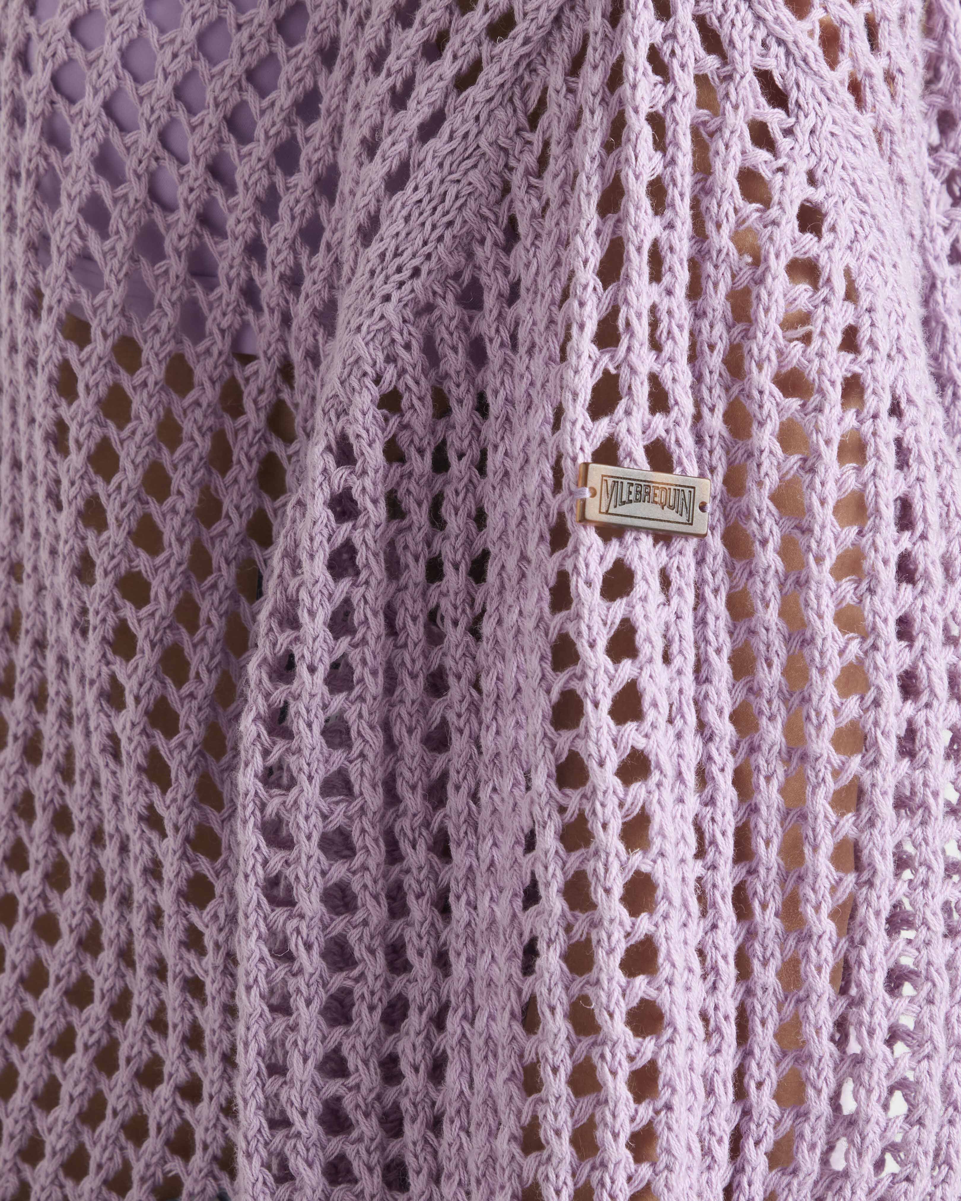 Jersey de ganchillo de color liso para mujer FLEUR supp1 view