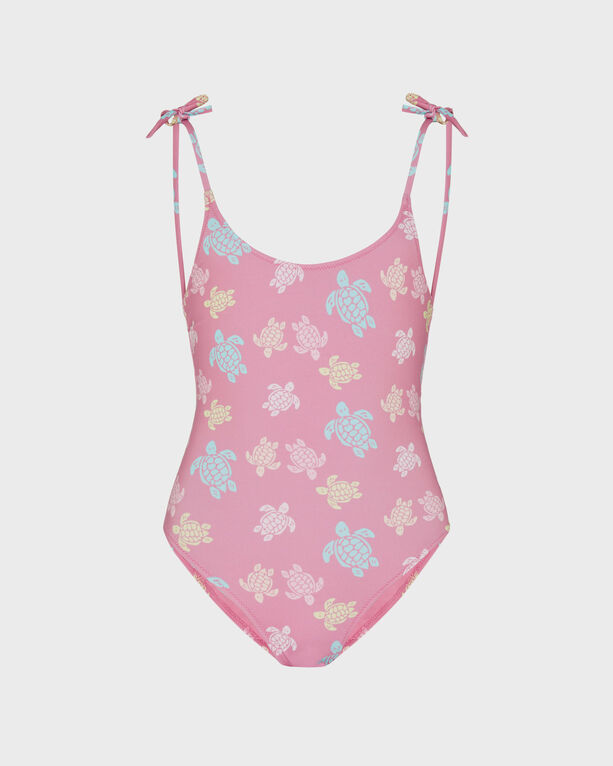 Vilebrequin - Girls One-piece Swimsuit Tortues Multicolores - Swimwear - Guili - Pink - Size 12