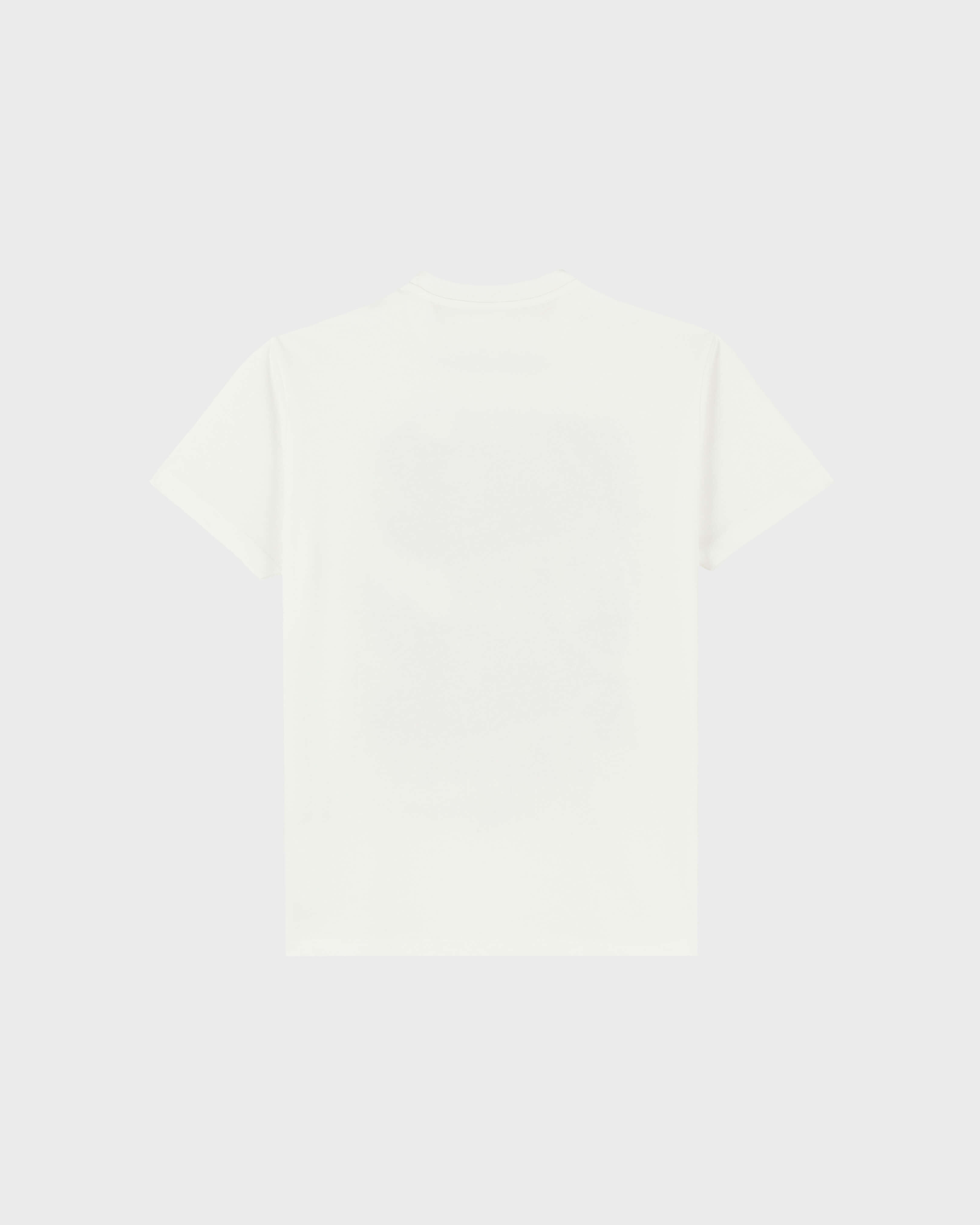 Men Cotton T-shirt Tahiti OFF WHITE back view