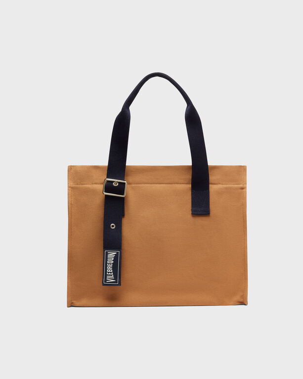 Vilebrequin - Unisex Small Beach Bag Solid - Beach Bag - Bagmu - Brown - Size OSFA