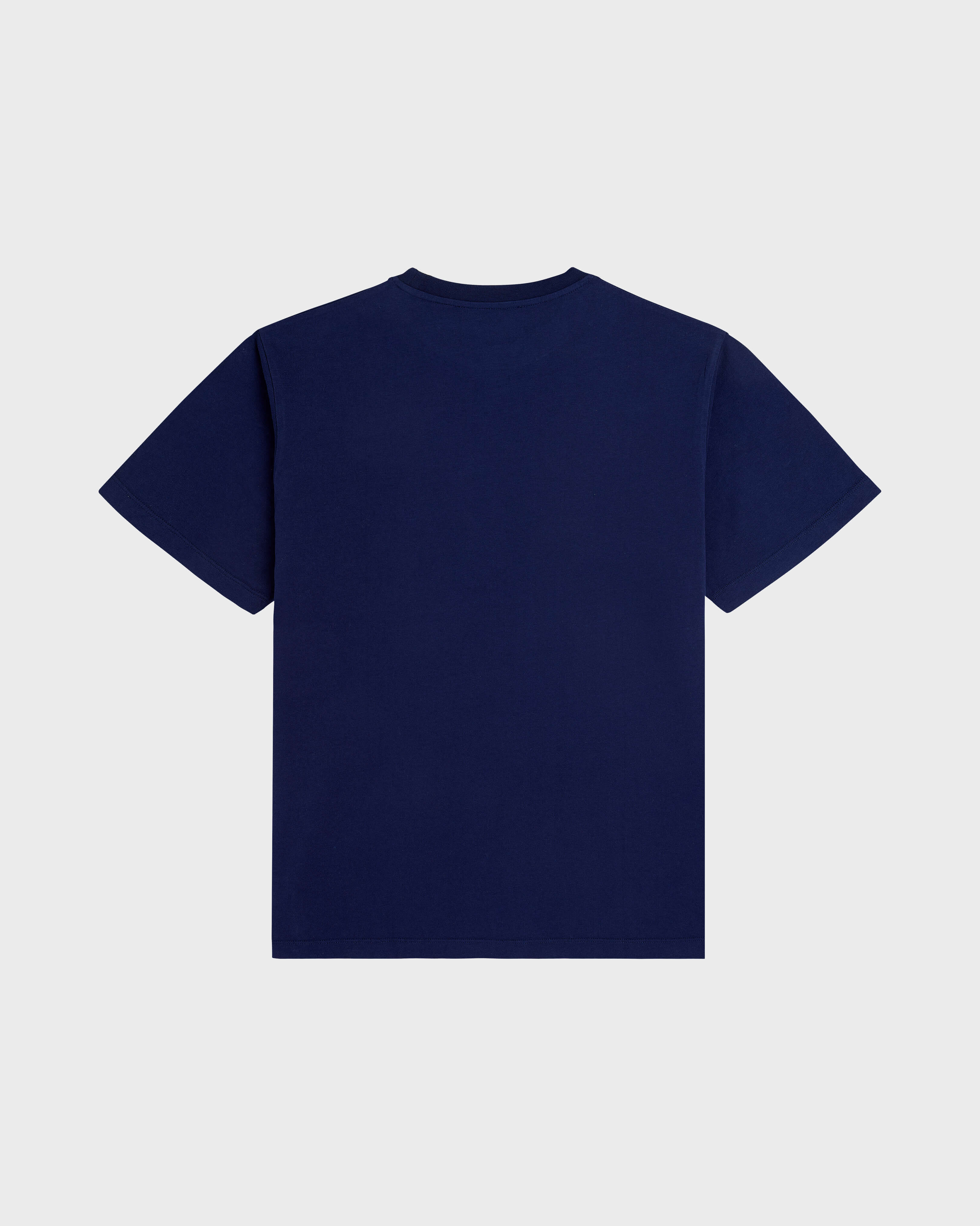 T-shirt uomo in cotone Mangrove Turtles - Vilebrequin x Abu Dhabi BLU MARINE back view