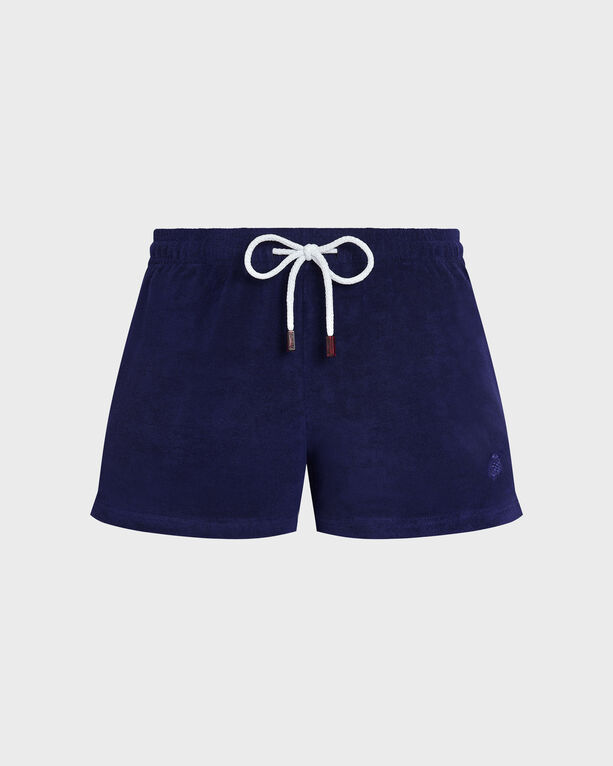 Vilebrequin - Solid Frottee-shorts Für Damen - Shorty - Liona - Blau - Größe M Vilebrequin - Solid Frottee-shorts Für Damen - Shorty - Liona - Blau - Größe M