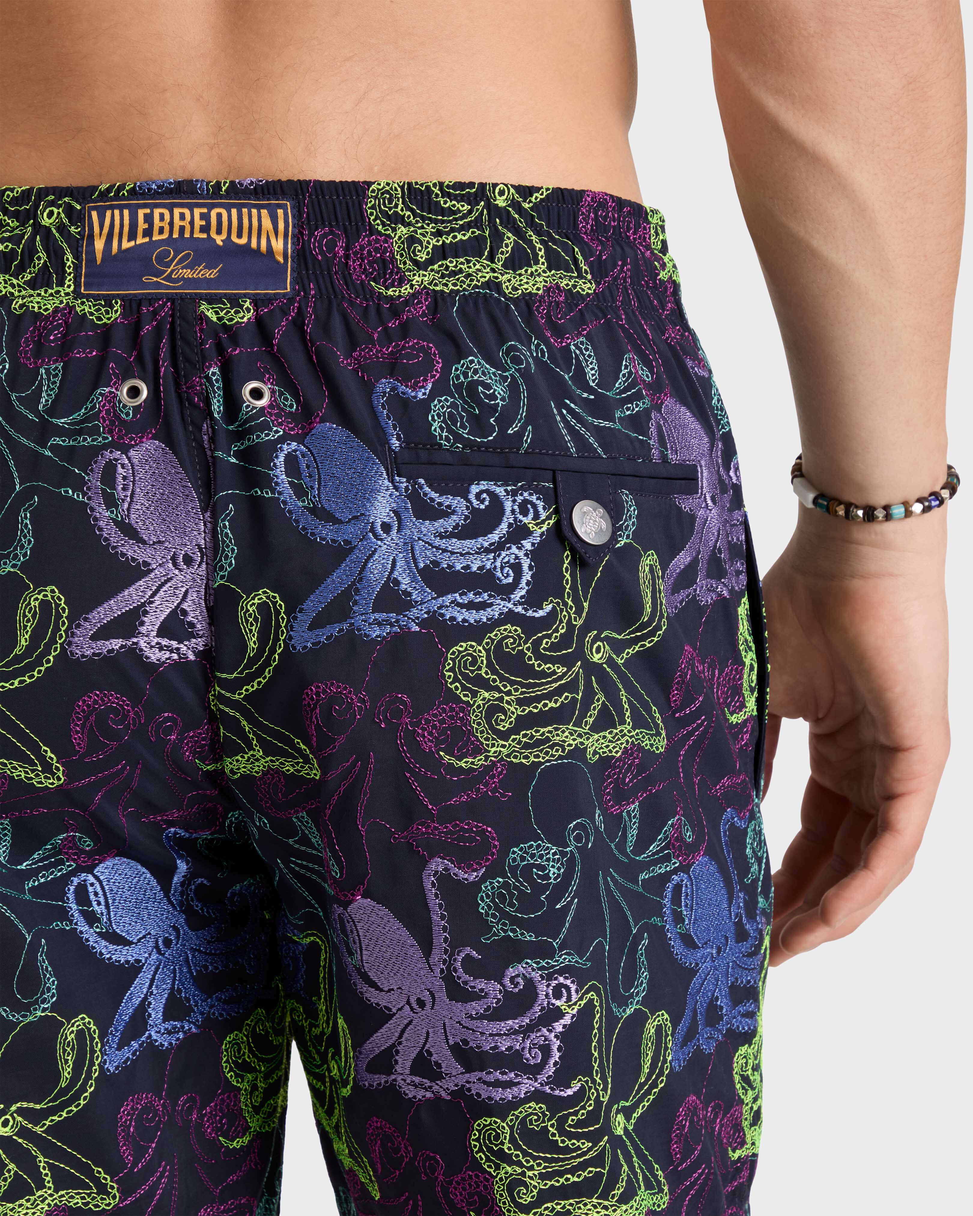 Pantaloncini mare uomo ricamati Octopussy - Edizione limitata BLU MARINE supp1 view