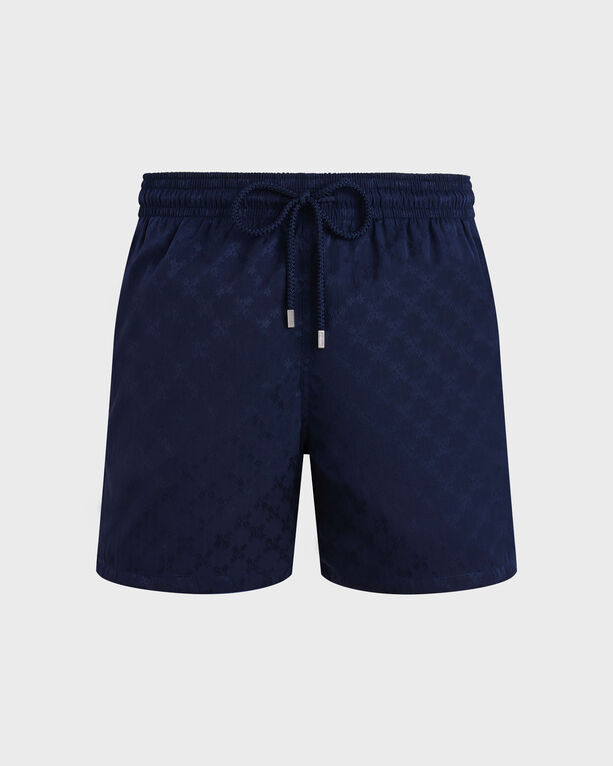 Vilebrequin - Men Swim Shorts Turtle Monogram - Swimwear - Moopea - Blue - Size M