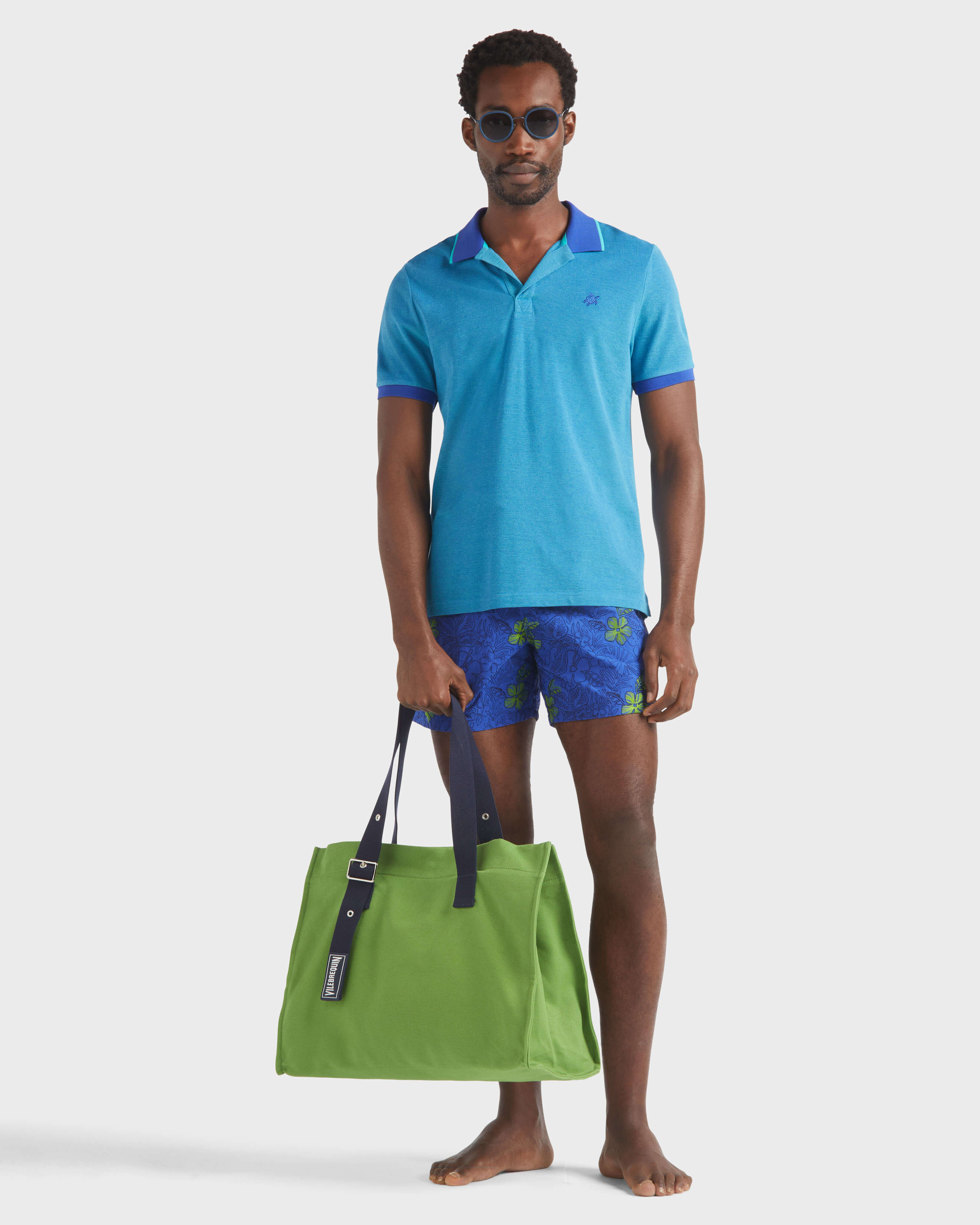 Men Swim Shorts Embroidered Flowers - Limited Edition MARRAKECH supp1 view
