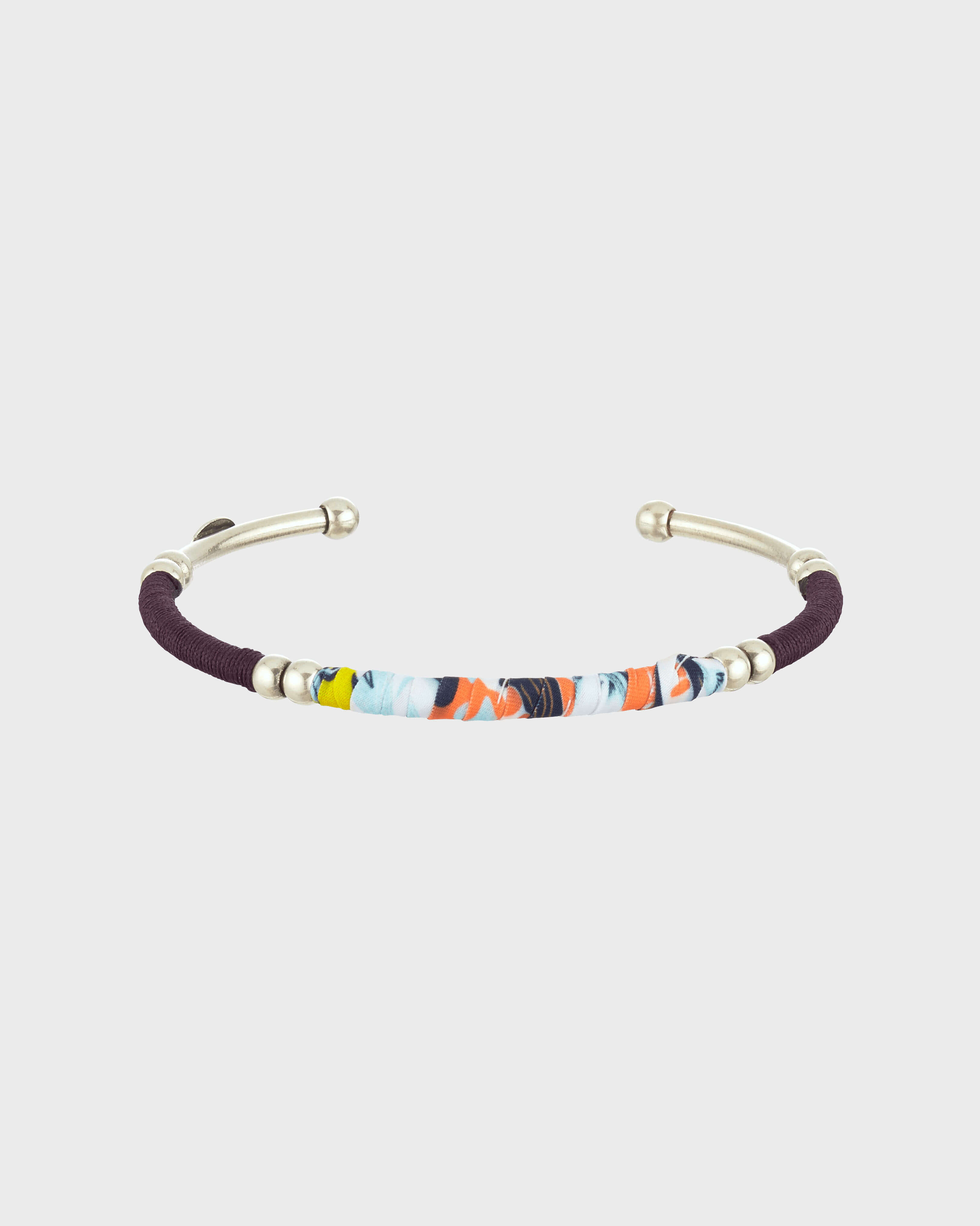 Fish Family Silver Zanzibar Bracelet THALASSA front view