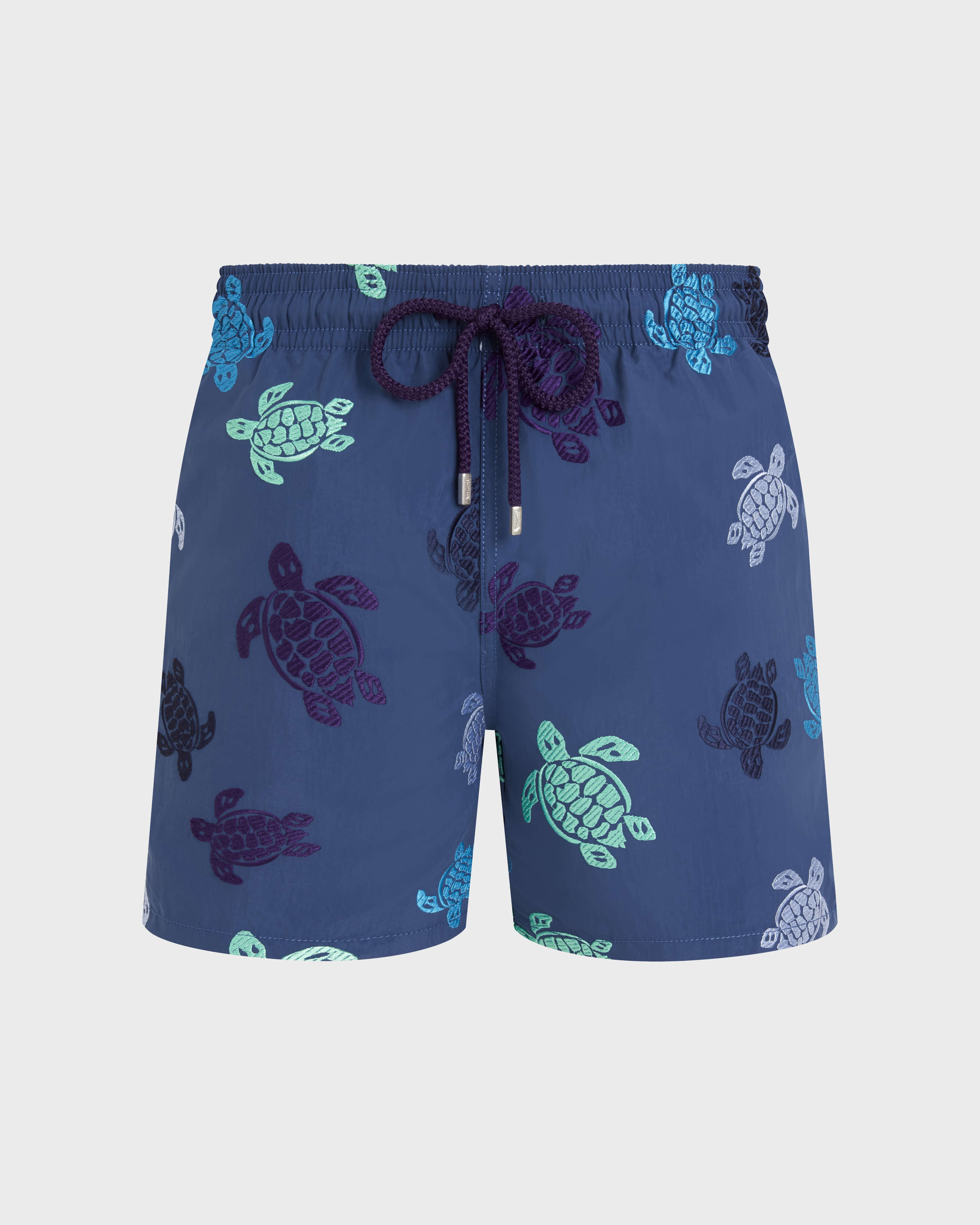 Pantaloncini mare uomo ricamati Ronde des Tortues - Edizione limitata EVENING front view