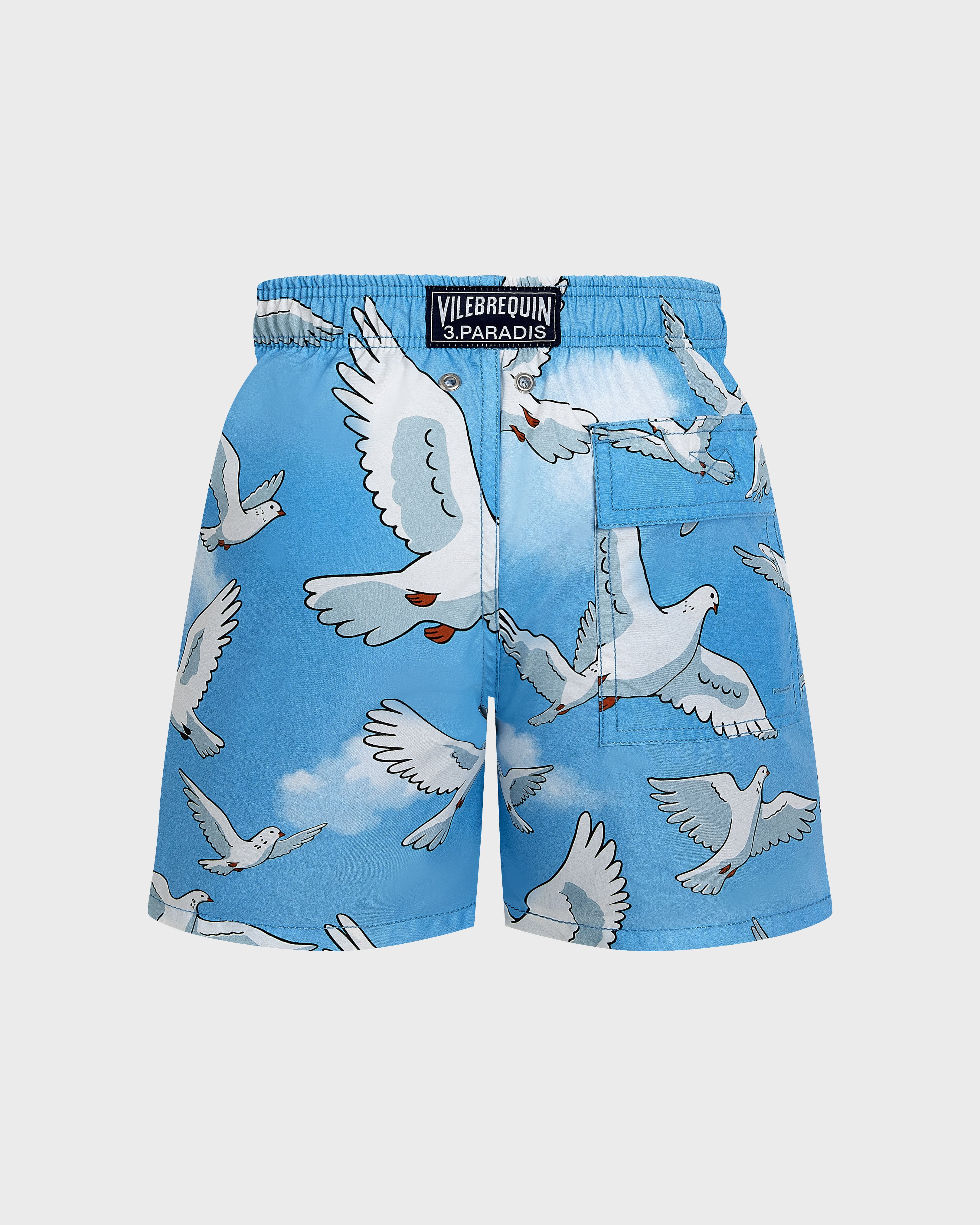 Vilebrequin x 3.PARADIS Badeshorts für Jungen JAIPUY back view