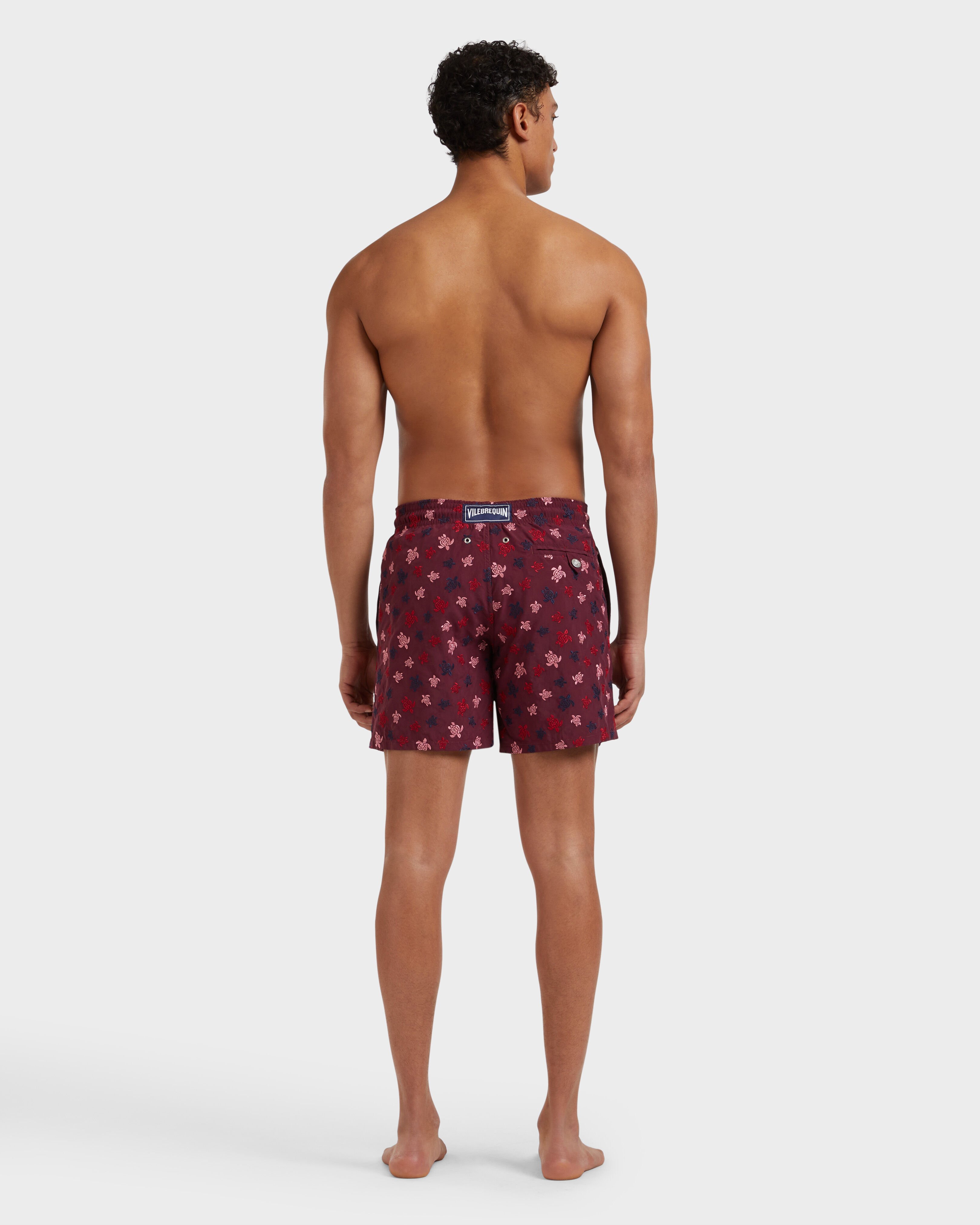 Men Swim Shorts Embroidered Micro Ronde Des Tortues - Limited Edition BACCHUS backworn view