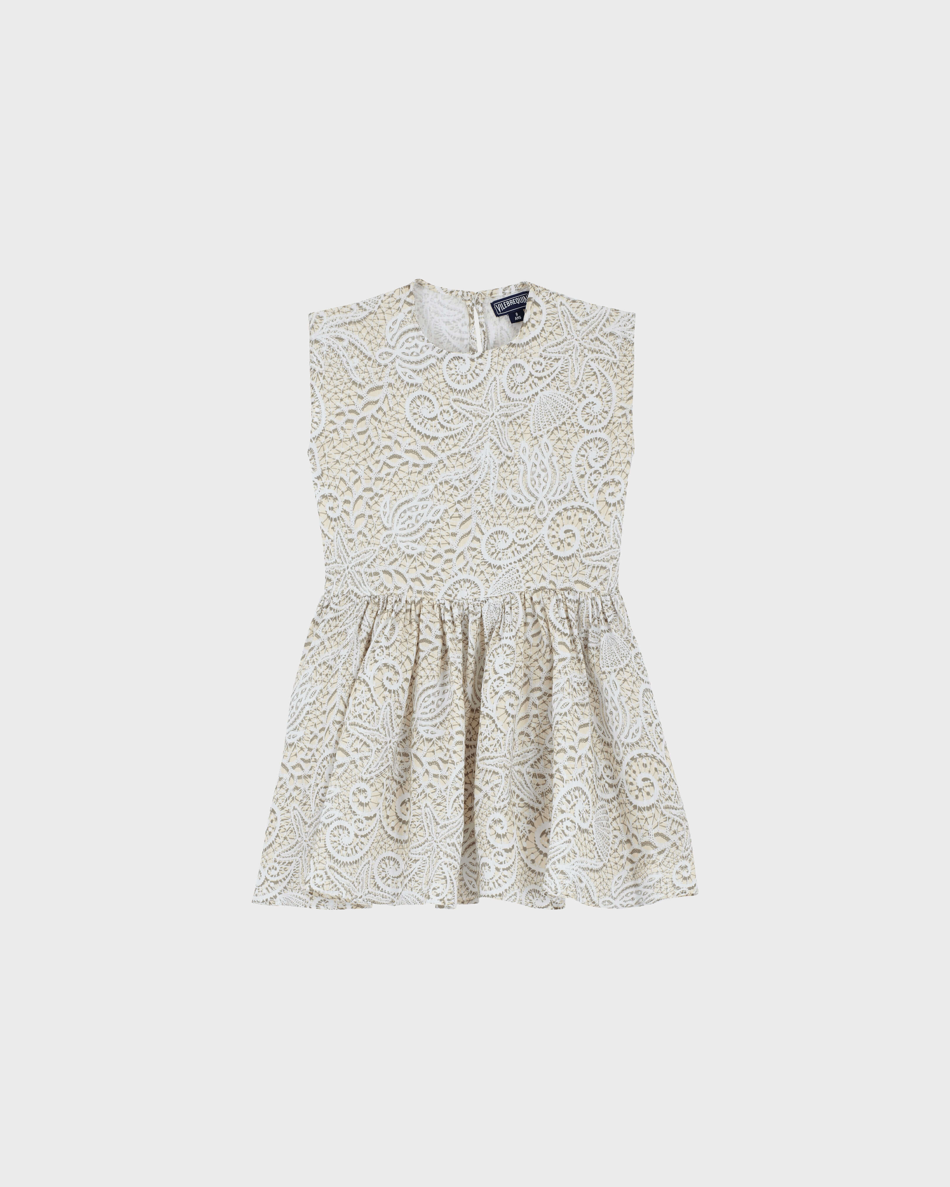 Girls Dress Dentelles BLANCO front view