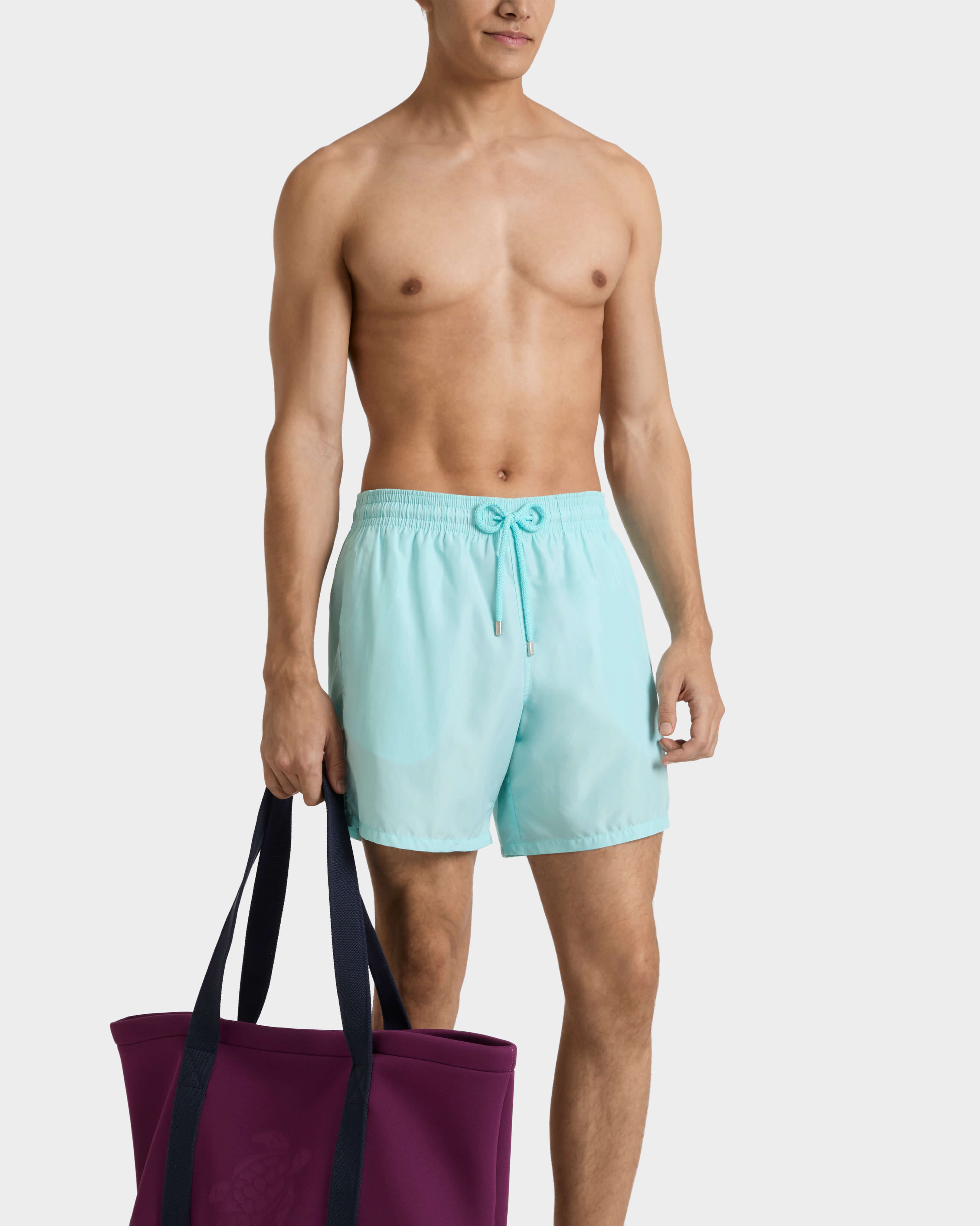 Maillot de bain homme ultra léger et pliable uni OXYGENE frontworn view