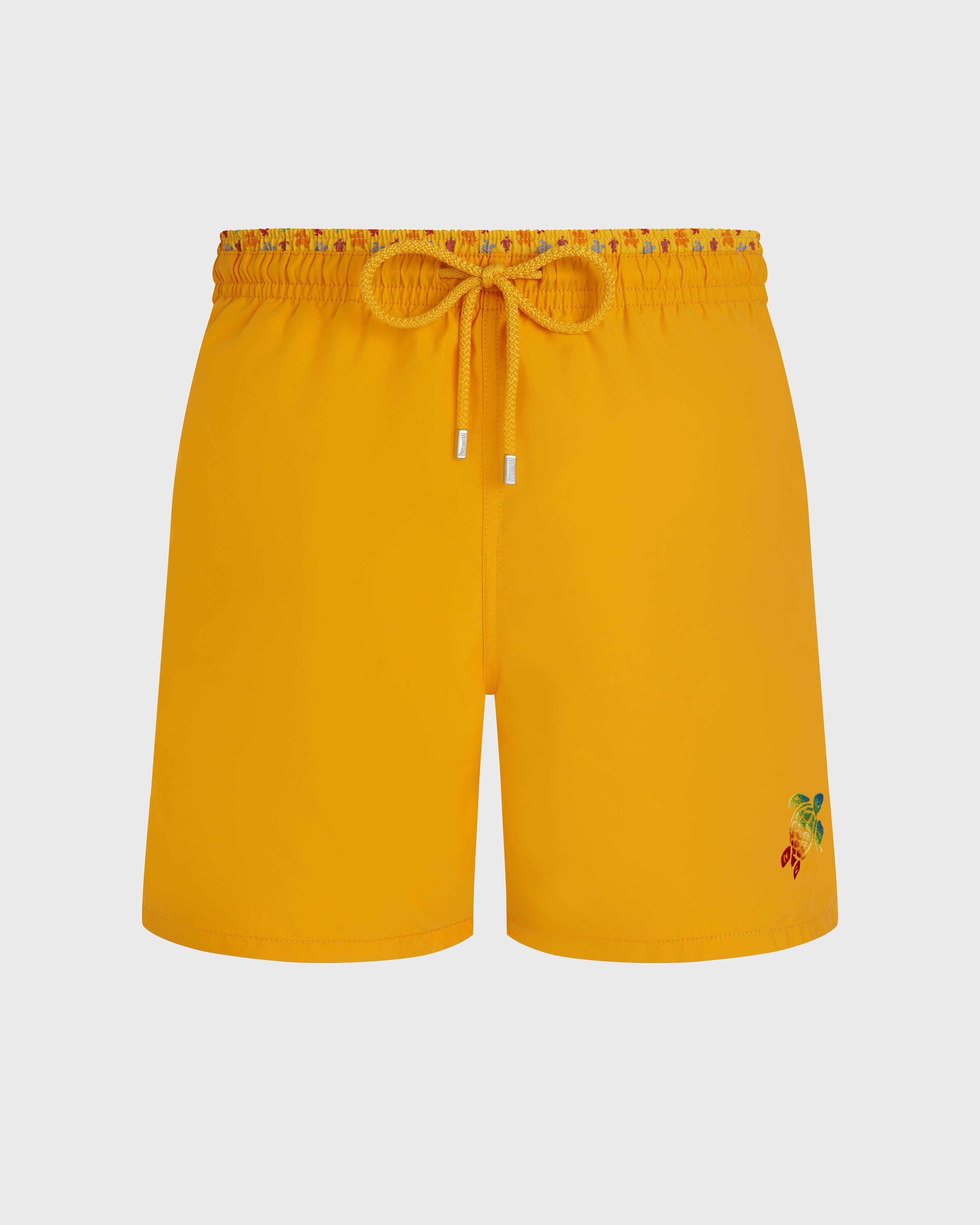 Zweifarbige Micro Ronde des Tortues Badeshorts für Herren MANGO front view