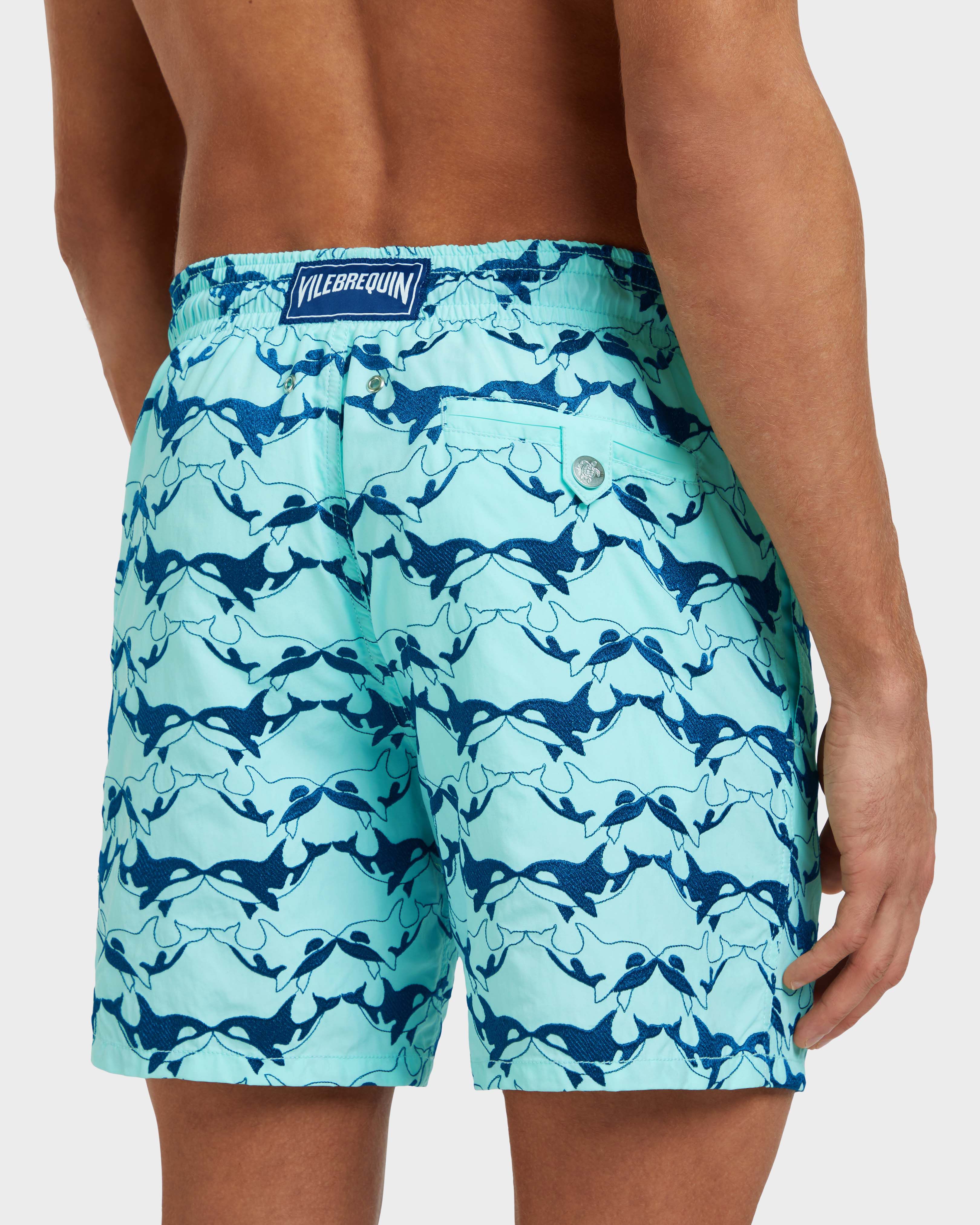 Men Swim Shorts Embroidered Orcas - Limited Edition BLUE NOTE supp2 view