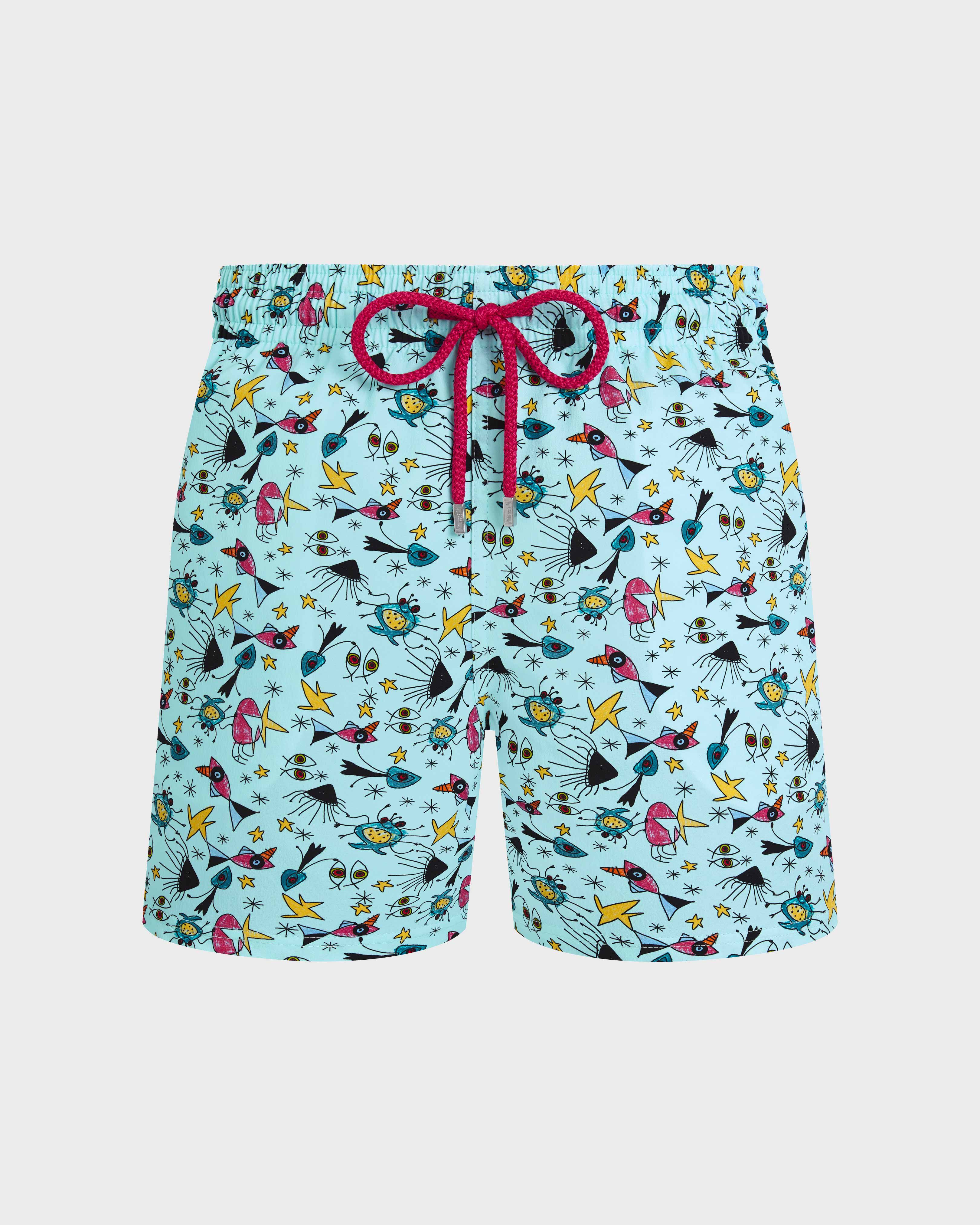 Men Stretch Short Swim Shorts Aquatic Carnival OXYGENE front view