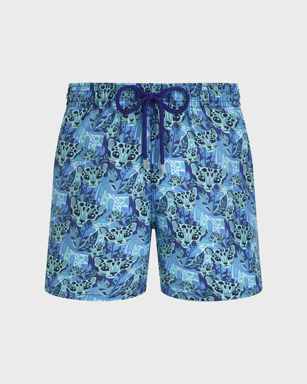 Vilebrequin - Men Swim Trunks Tigresa - Swimwear - Moorea - Blue - Size XS