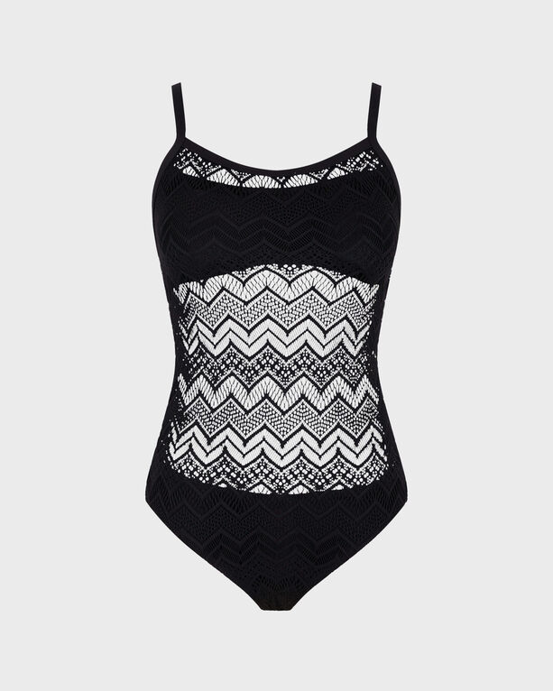 Vilebrequin - Badeanzug Mit Spitze Für Damen - Bademode - Lisanne - Schwarz - Größe M Vilebrequin - Badeanzug Mit Spitze Für Damen - Bademode - Lisanne - Schwarz - Größe M