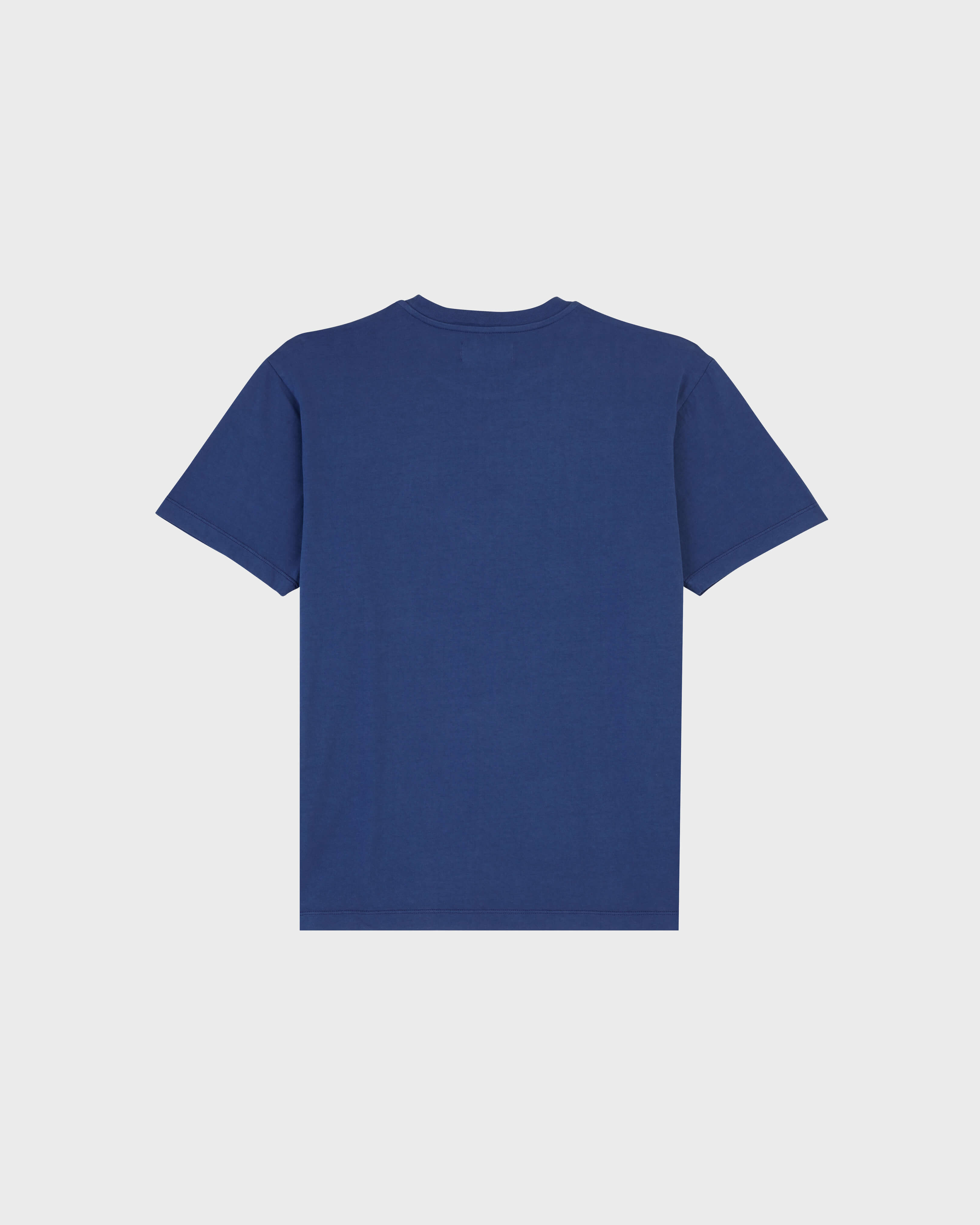 Camiseta de algodón con logotipo y estampado Gomy para hombre INK back view