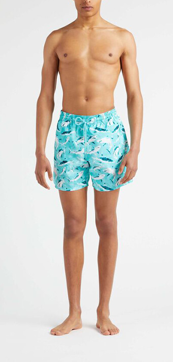 Men swimwear: Patterned swim shorts for men