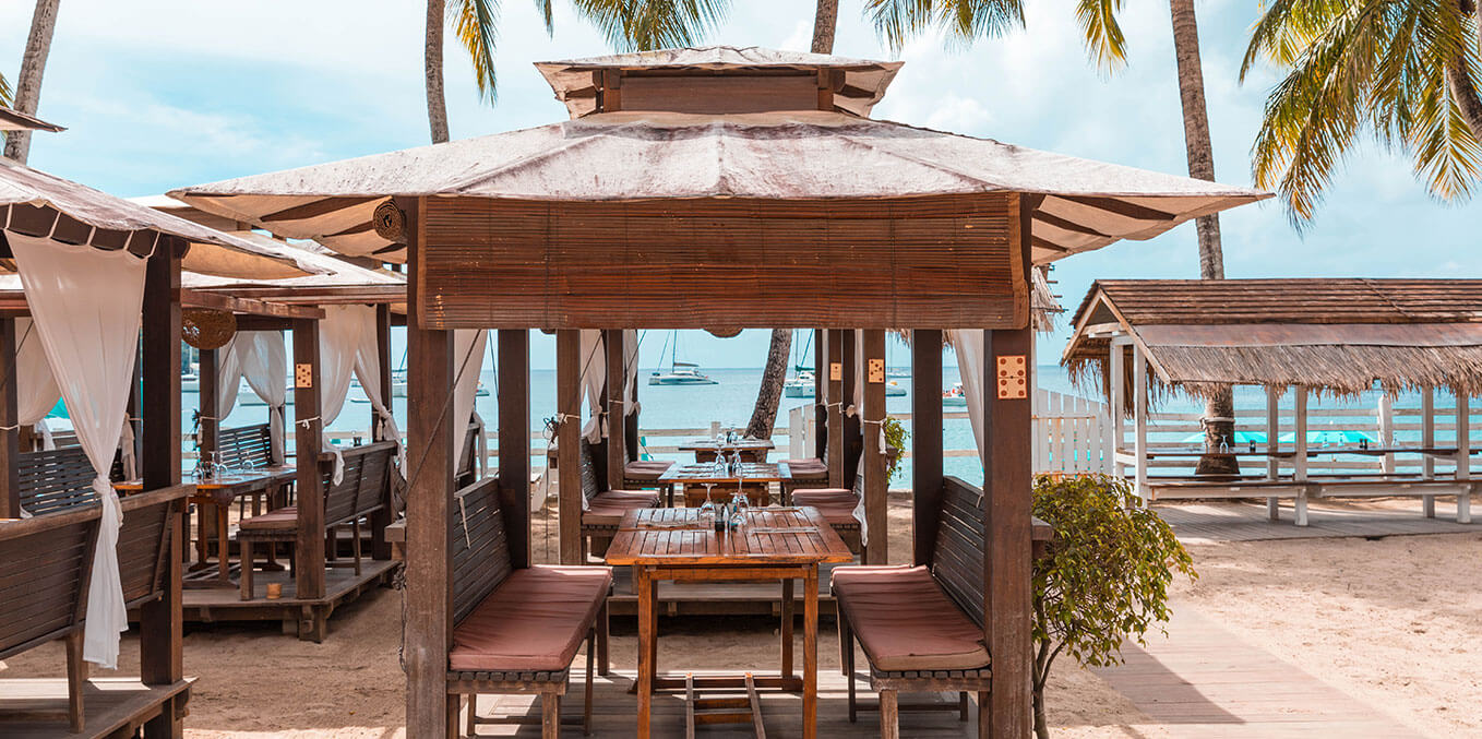 Martinique - Eating with your Feet in the Water